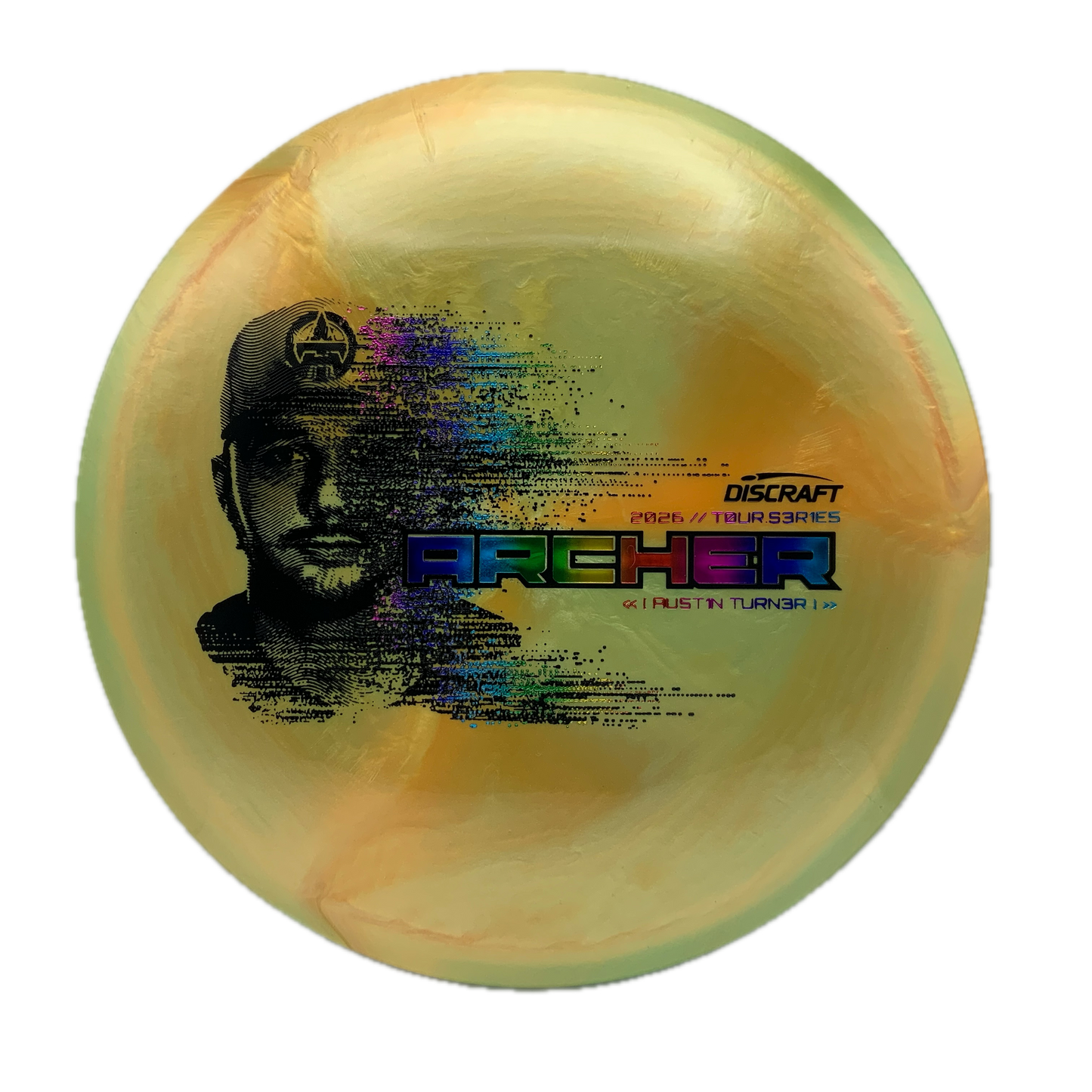 Discraft Archer - 2026 Tour Series Special Blend Titanium x Big Z Swirl #16 - 175-176 - Astro Discs TX - Houston Disc Golf
