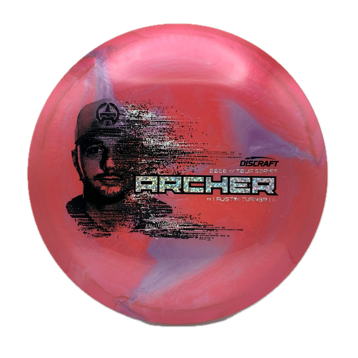 Discraft Archer - 2026 Tour Series Special Blend Titanium x Big Z Swirl #19 - 175-176 - Astro Discs TX - Houston Disc Golf