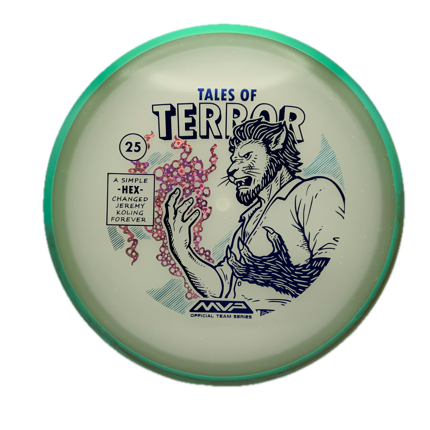 Axiom Hex - Particle Eclipse - 2025 Halloween Special Edition Particle Eclipse #42 - 177 - Astro Discs TX - Houston Disc Golf