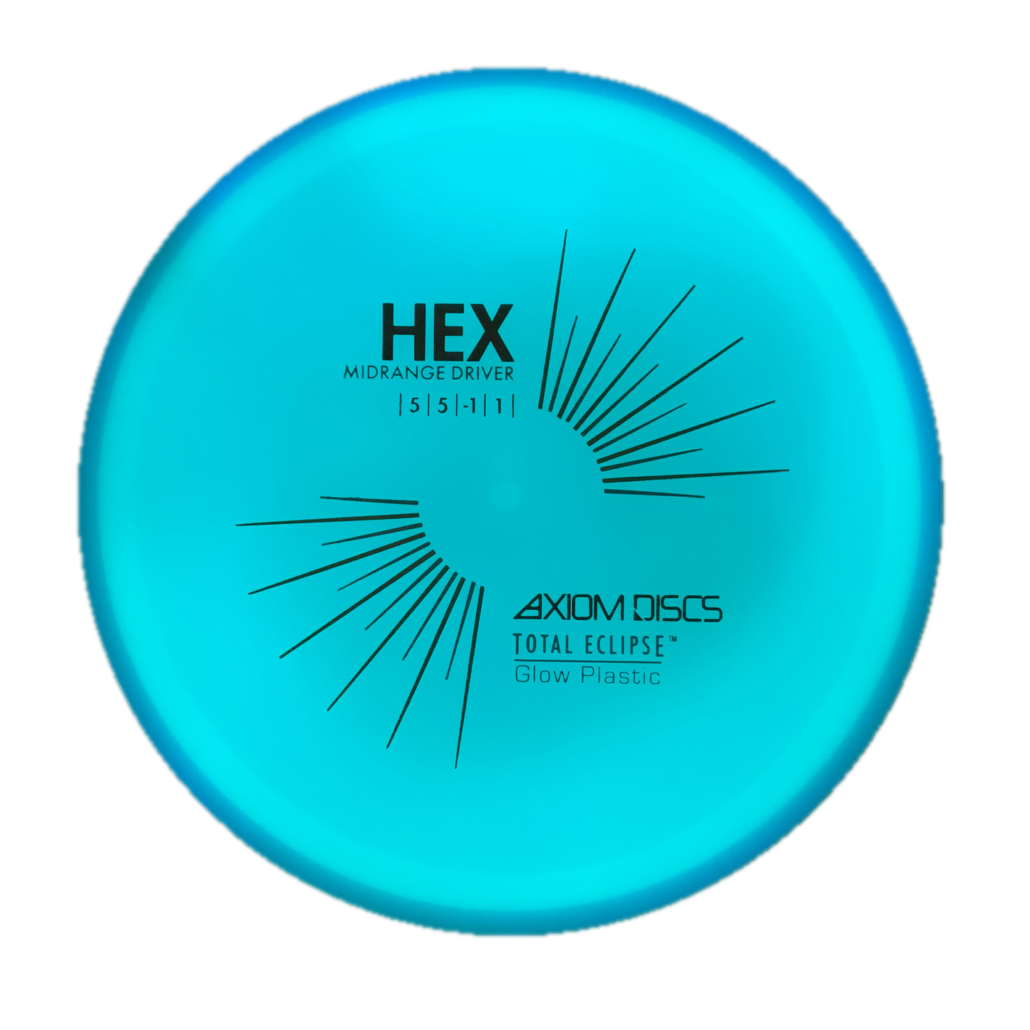 Axiom Hex - Total Eclipse Glow #95 - 173 - Astro Discs TX - Houston Disc Golf
