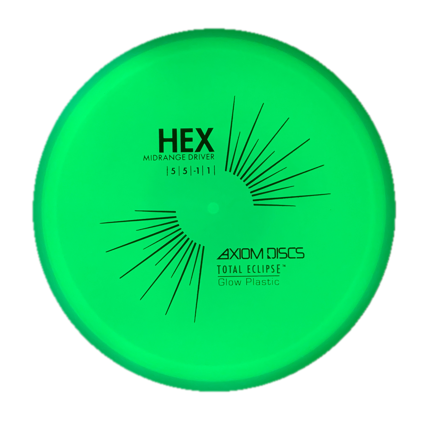 Axiom Hex - Total Eclipse Glow #96 - 174 - Astro Discs TX - Houston Disc Golf