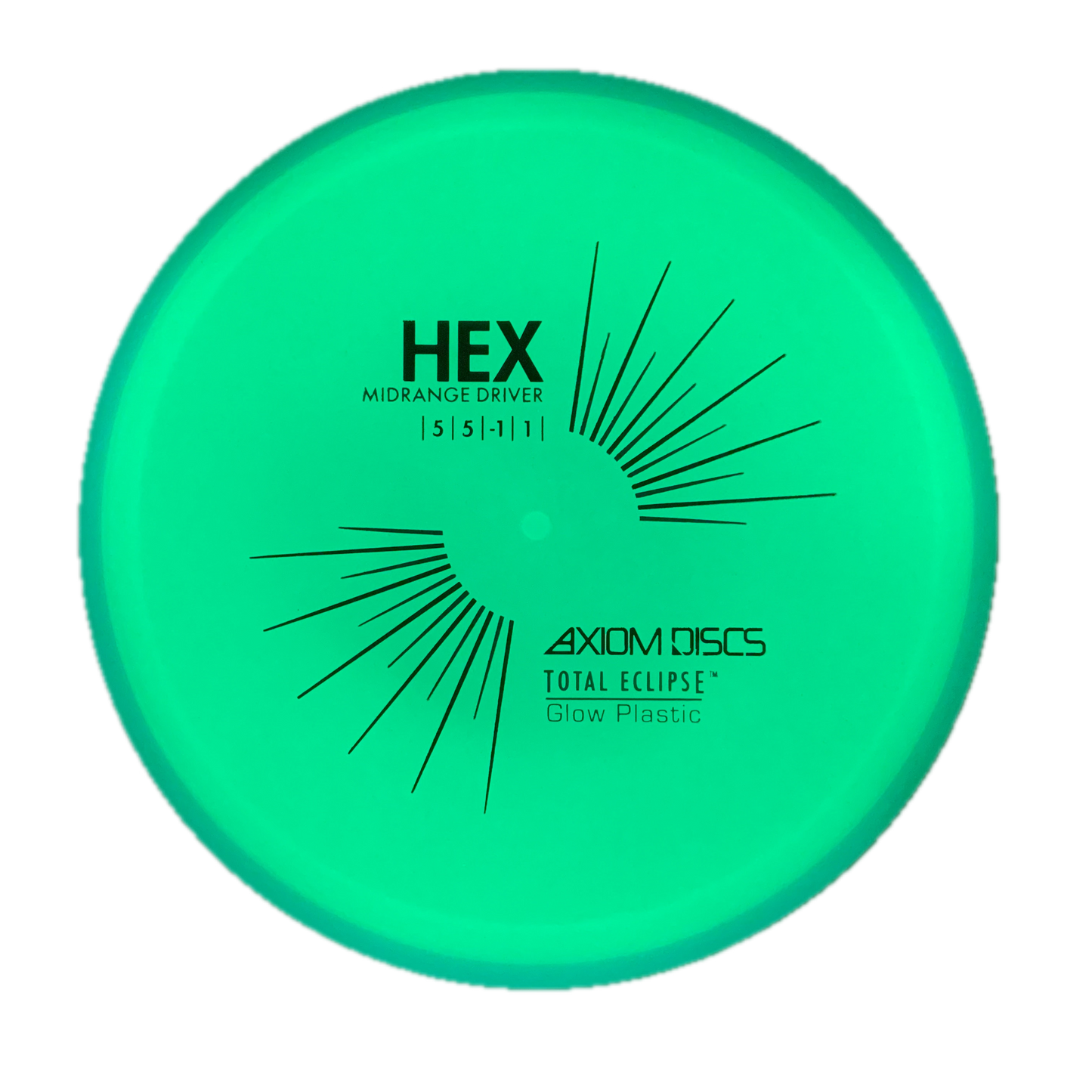 Axiom Hex - Total Eclipse Glow #98 - 174 - Astro Discs TX - Houston Disc Golf