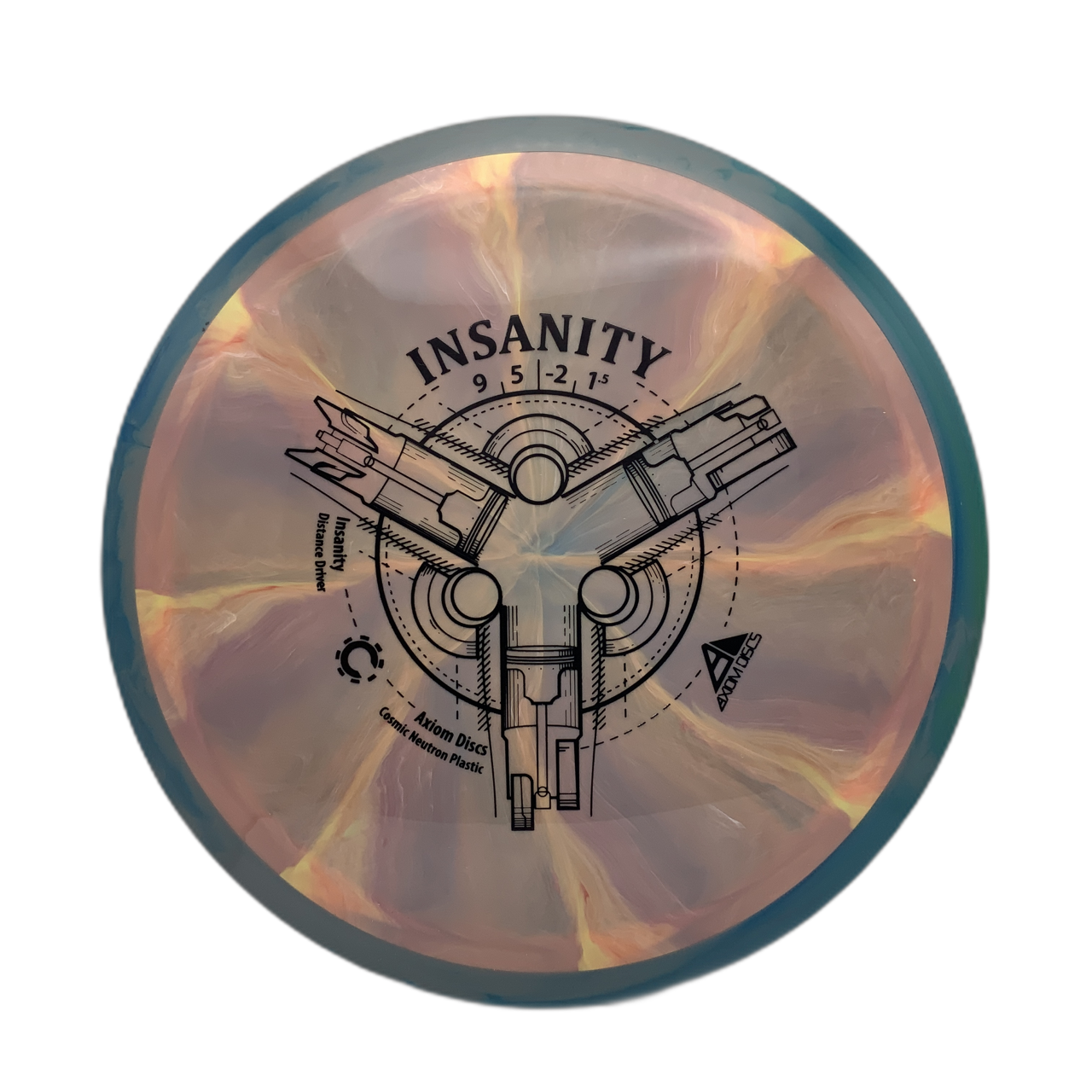 Axiom Insanity Cosmic Neutron #9 - 156 - Astro Discs TX - Houston Disc Golf
