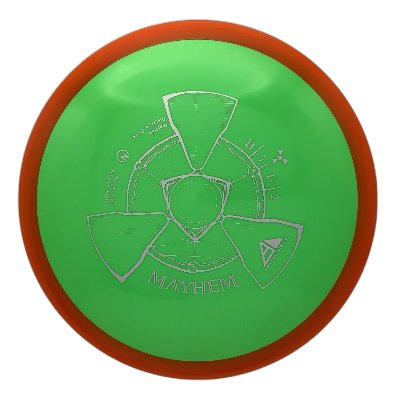 Axiom Mayhem Neutron Green 1 - 171 - Astro Discs TX - Houston Disc Golf