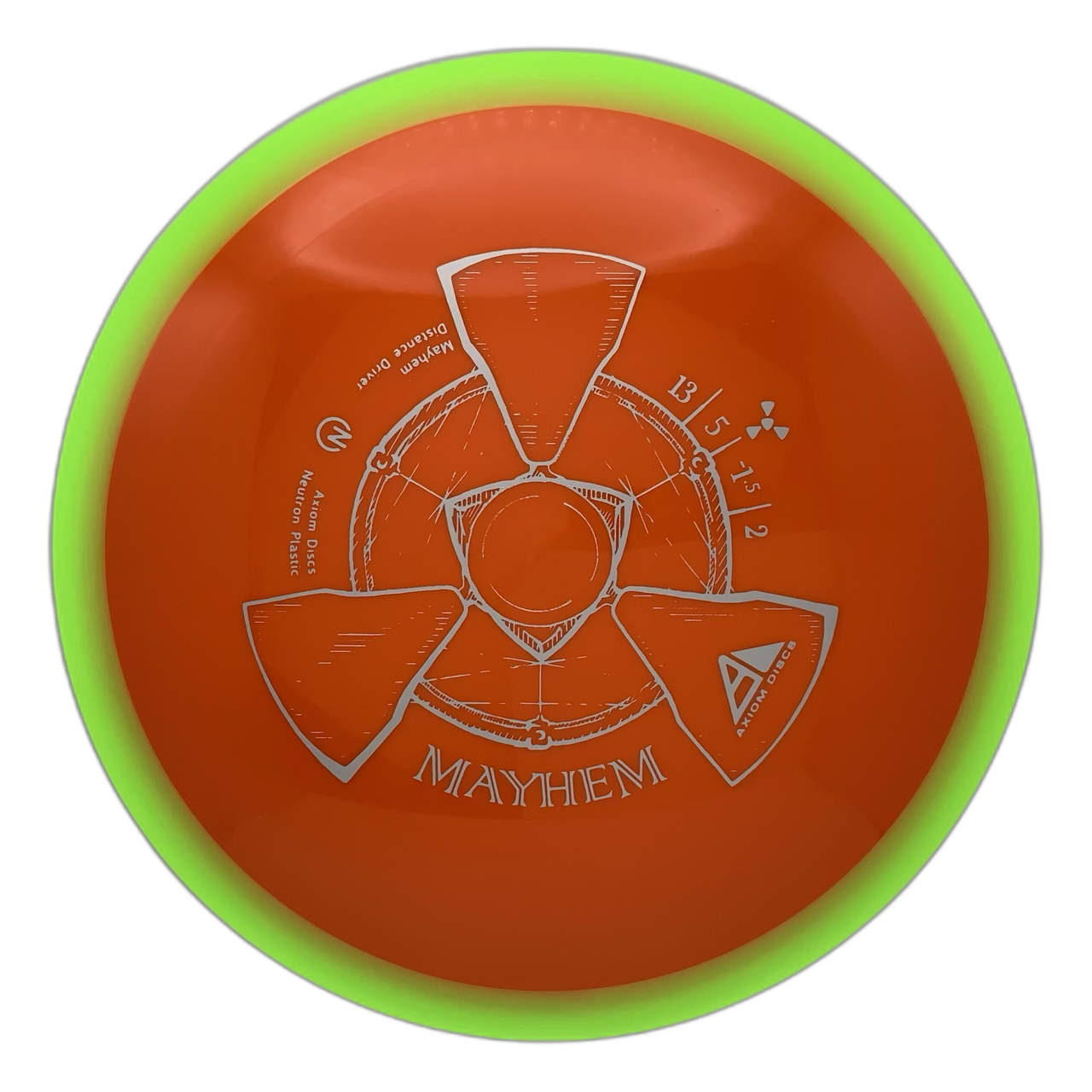 Axiom Mayhem Neutron Orange 3 - 172 - Astro Discs TX - Houston Disc Golf