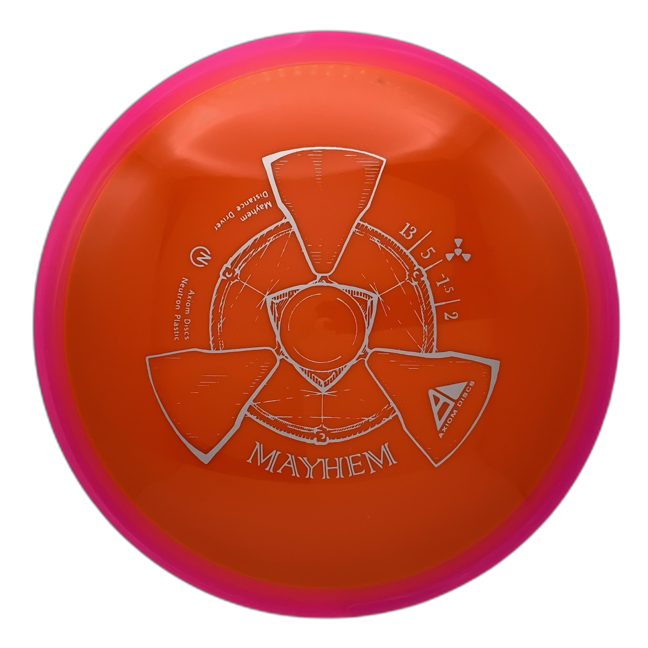 Axiom Mayhem Neutron Orange 4 - 172 - Astro Discs TX - Houston Disc Golf