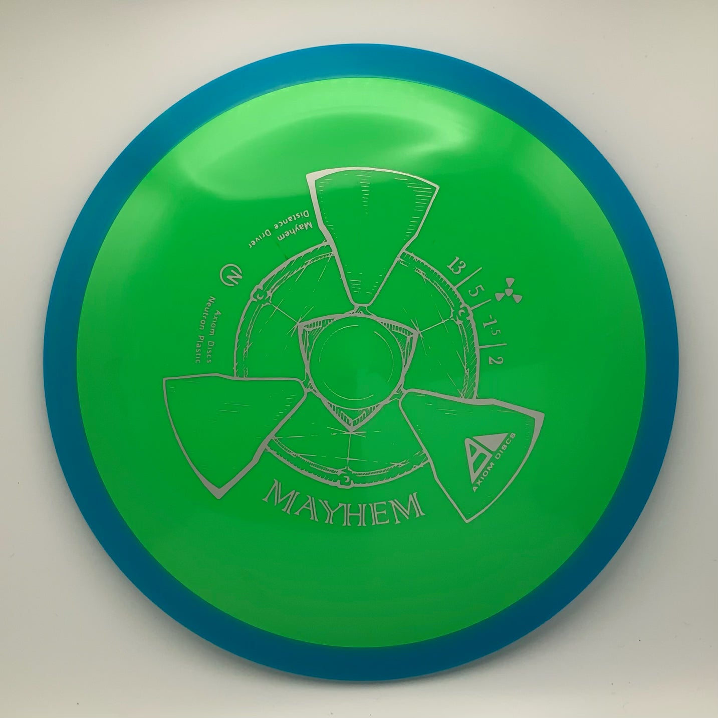 Axiom Mayhem Neutron Green 3 - 171 - Astro Discs TX - Houston Disc Golf