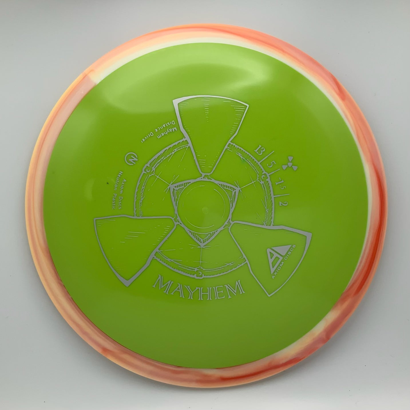 Axiom Mayhem Neutron Green 5 - 172 - Astro Discs TX - Houston Disc Golf