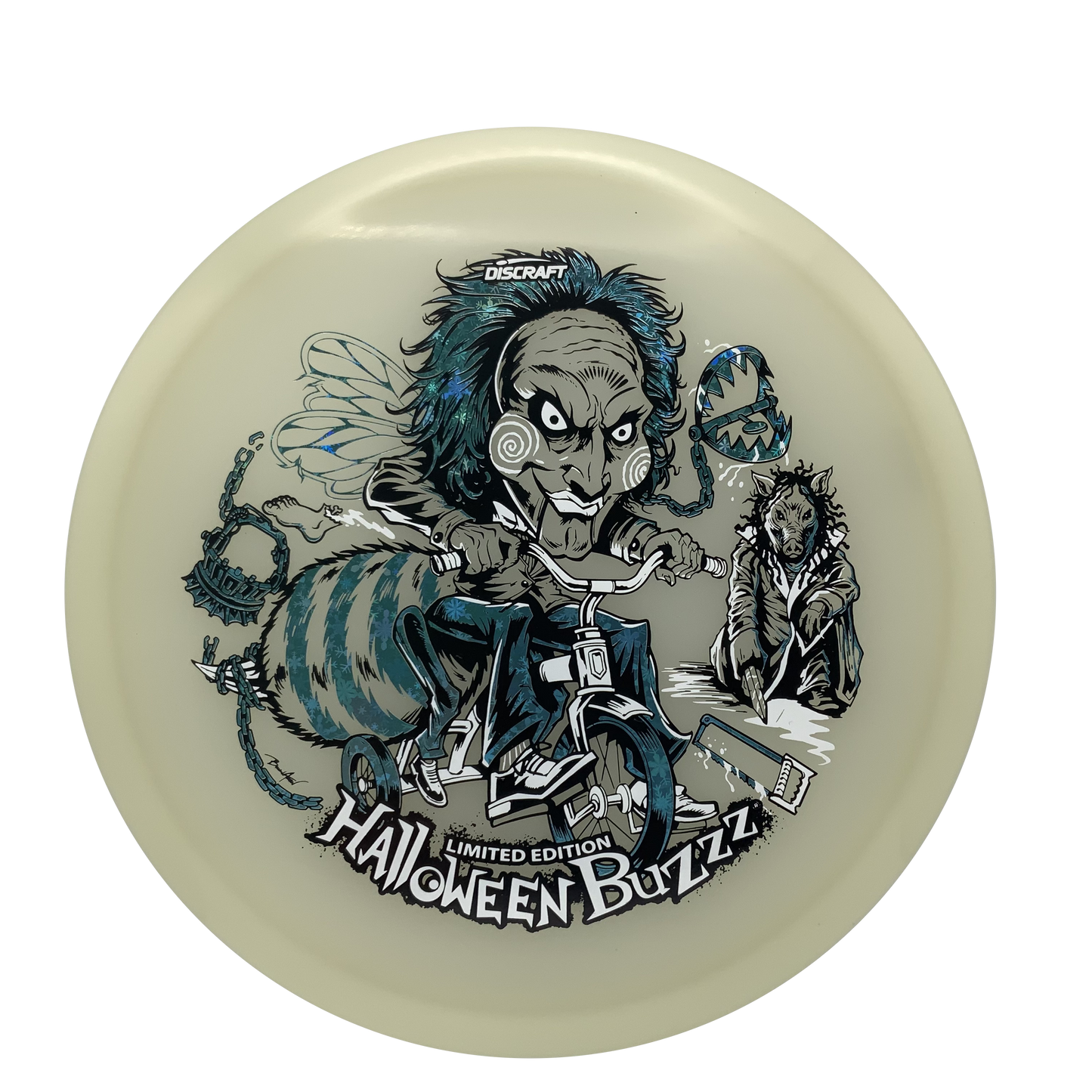 Discraft Buzzz - 2026 MEGA GLO Halloween Mega Glo #24 - 177+ - Astro Discs TX - Houston Disc Golf