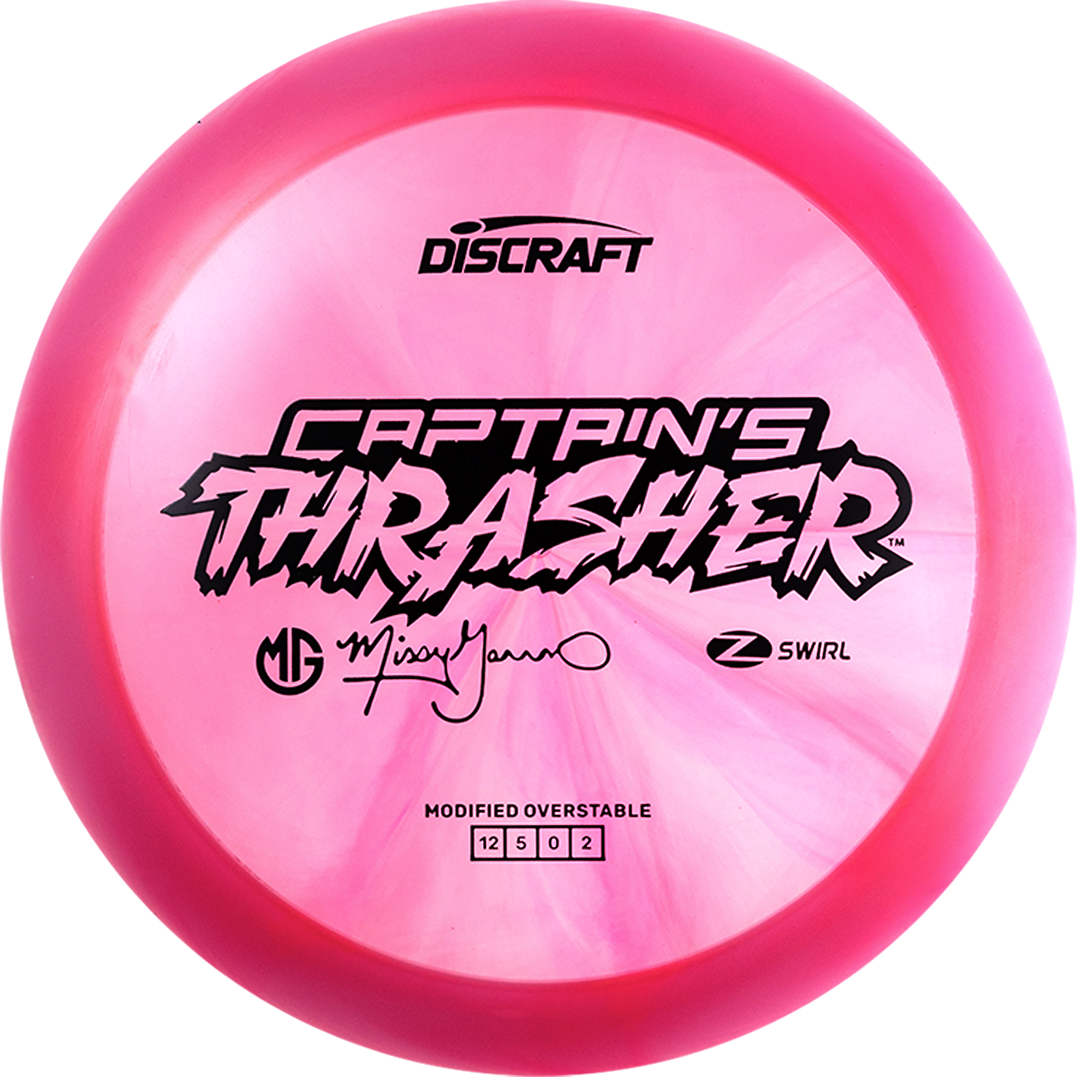 Discraft Captain's Thrasher - 2026 Missy Gannon Z-Swirl (Preorder) - Astro Discs TX - Houston Disc Golf