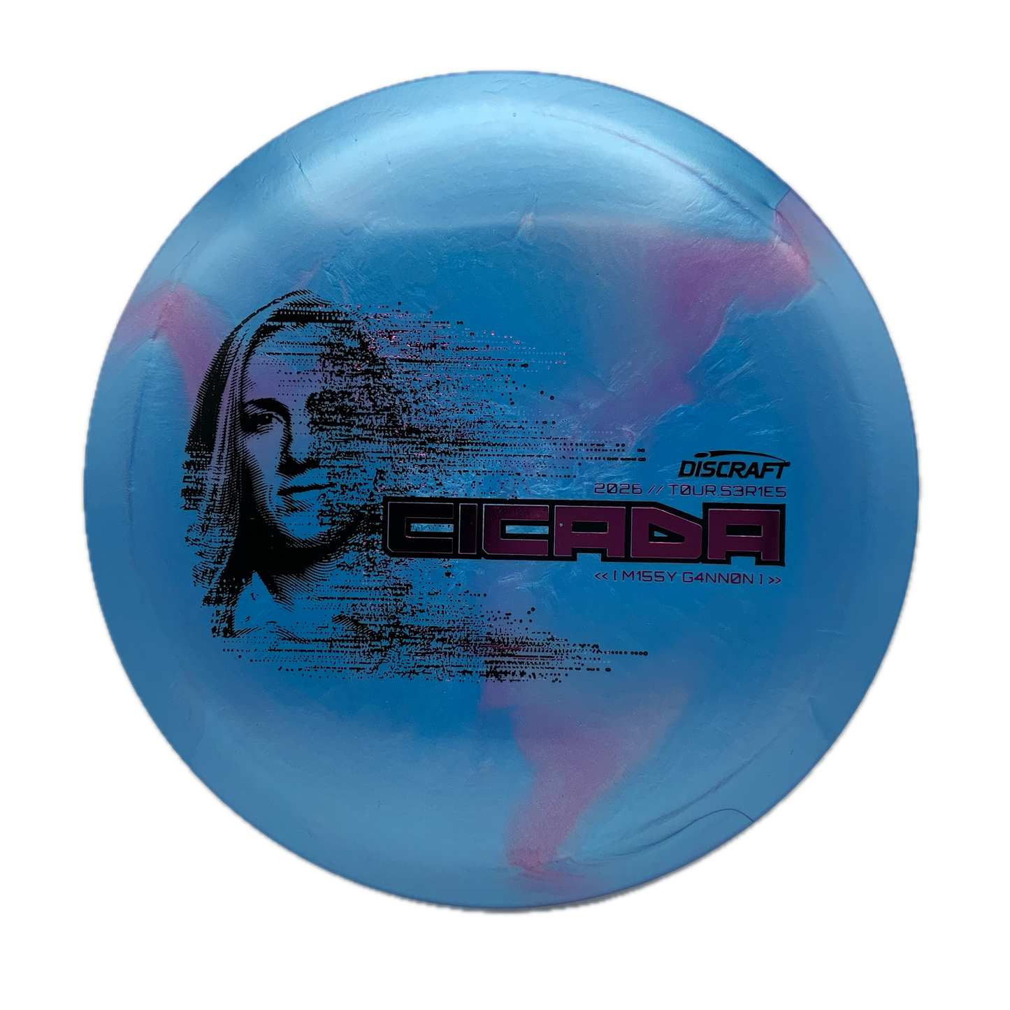 Discraft Cicada - 2026 Tour Series Special Blend Titanium x Big Z Swirl #12 - 175-176 - Astro Discs TX - Houston Disc Golf