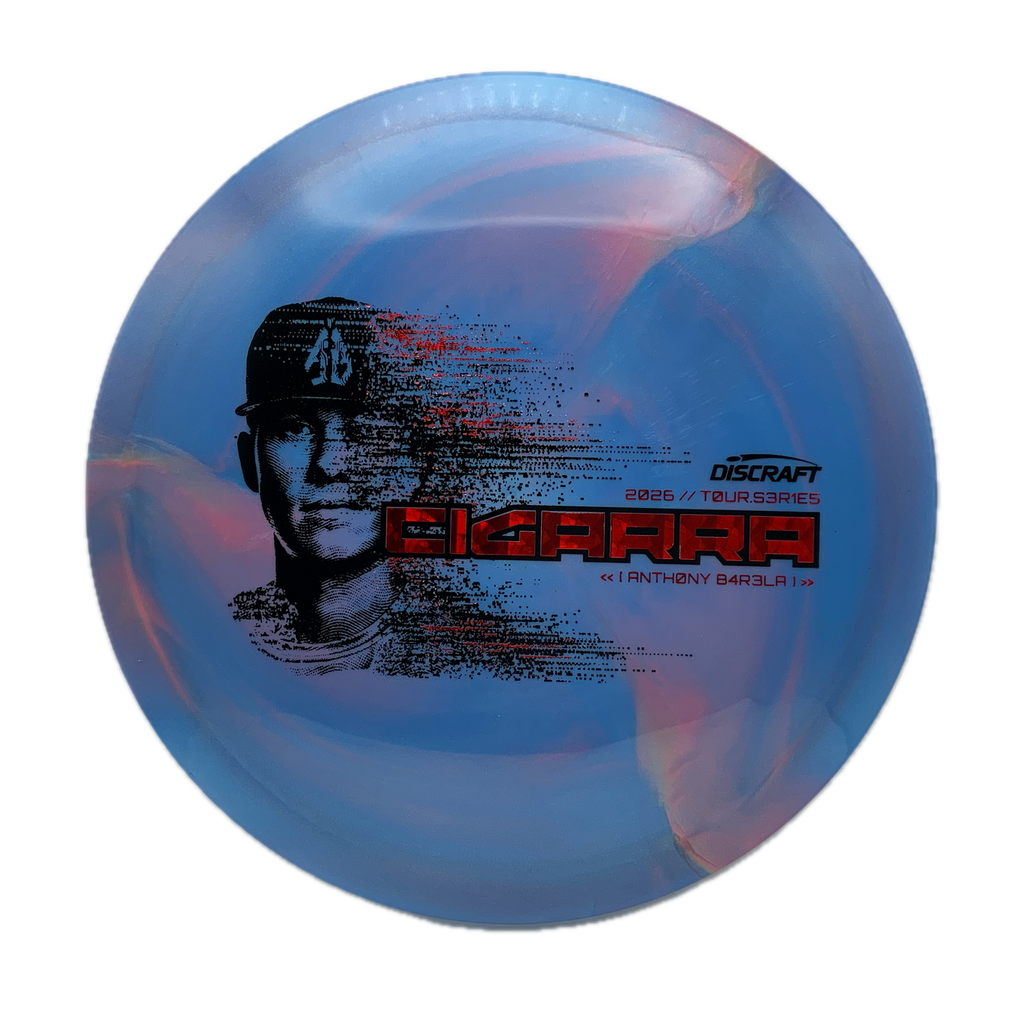 Discraft Cigarra - 2026 Tour Series Special Blend Titanium x Big Z Swirl #17 - 174 - Astro Discs TX - Houston Disc Golf