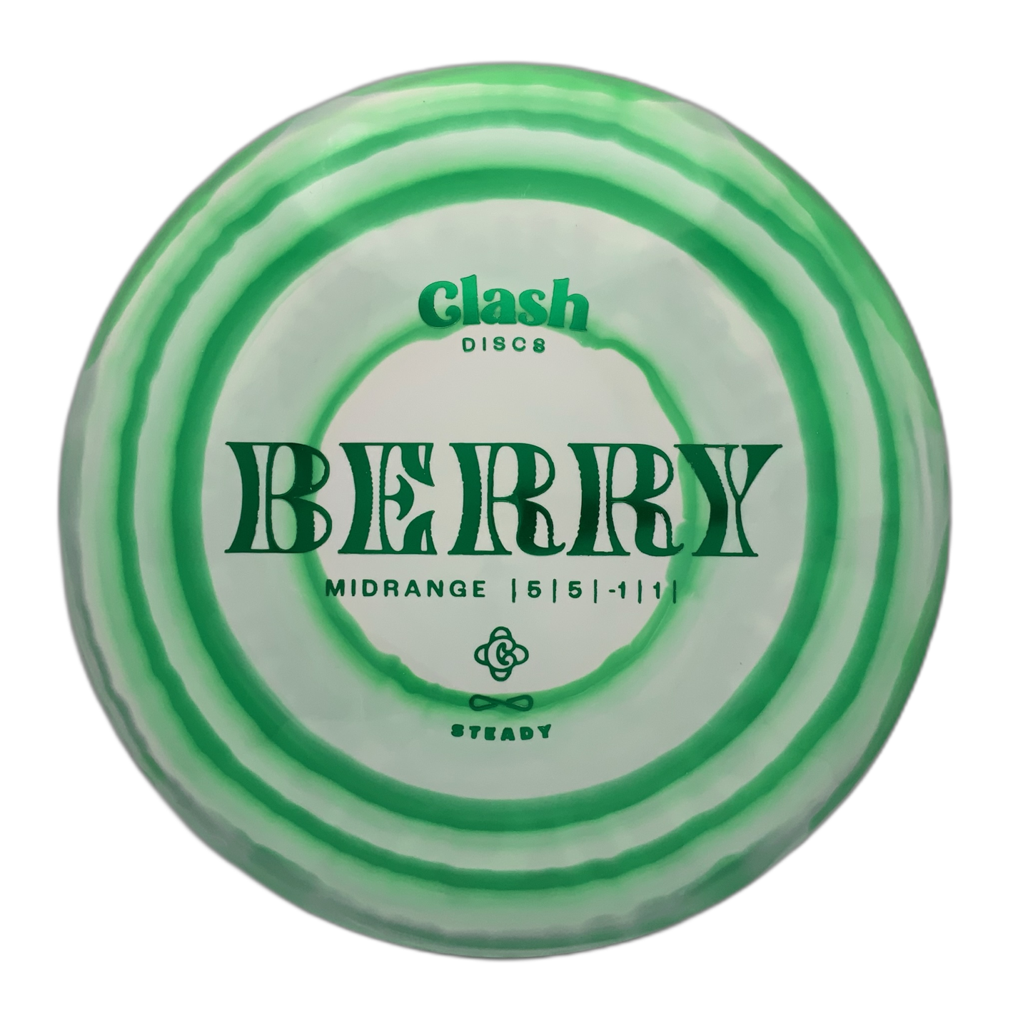 Clash Berry Steady Ring Green 8 - 175 - Astro Discs TX - Houston Disc Golf