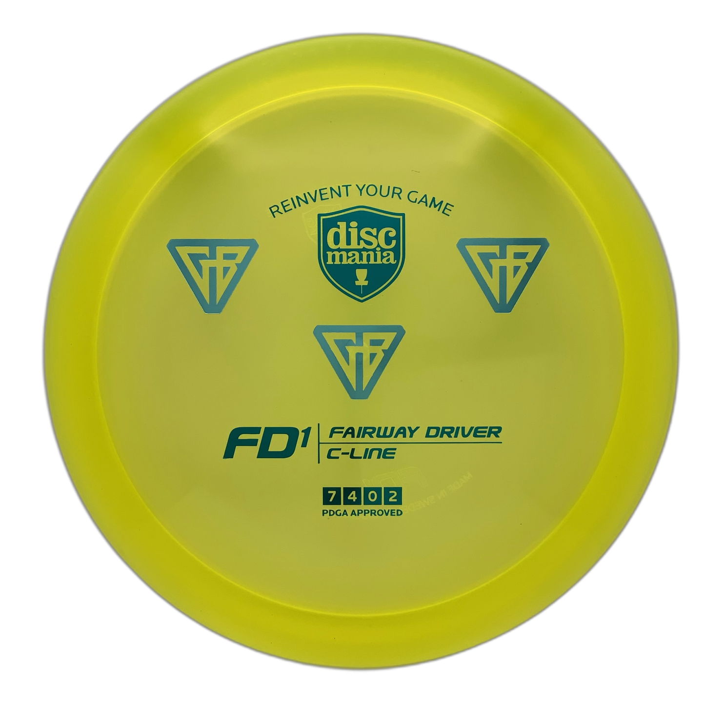 Discmania FD1 C-Line Yellow 3 - 173 - Astro Discs TX - Houston Disc Golf
