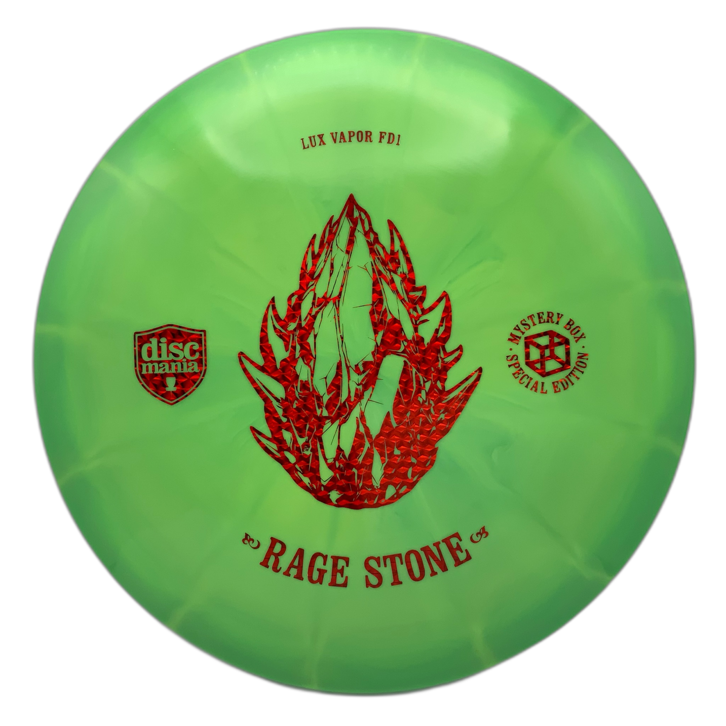 Discmania FD1 Lux Vapor Rage Stone Green 2 - 176 - Astro Discs TX - Houston Disc Golf