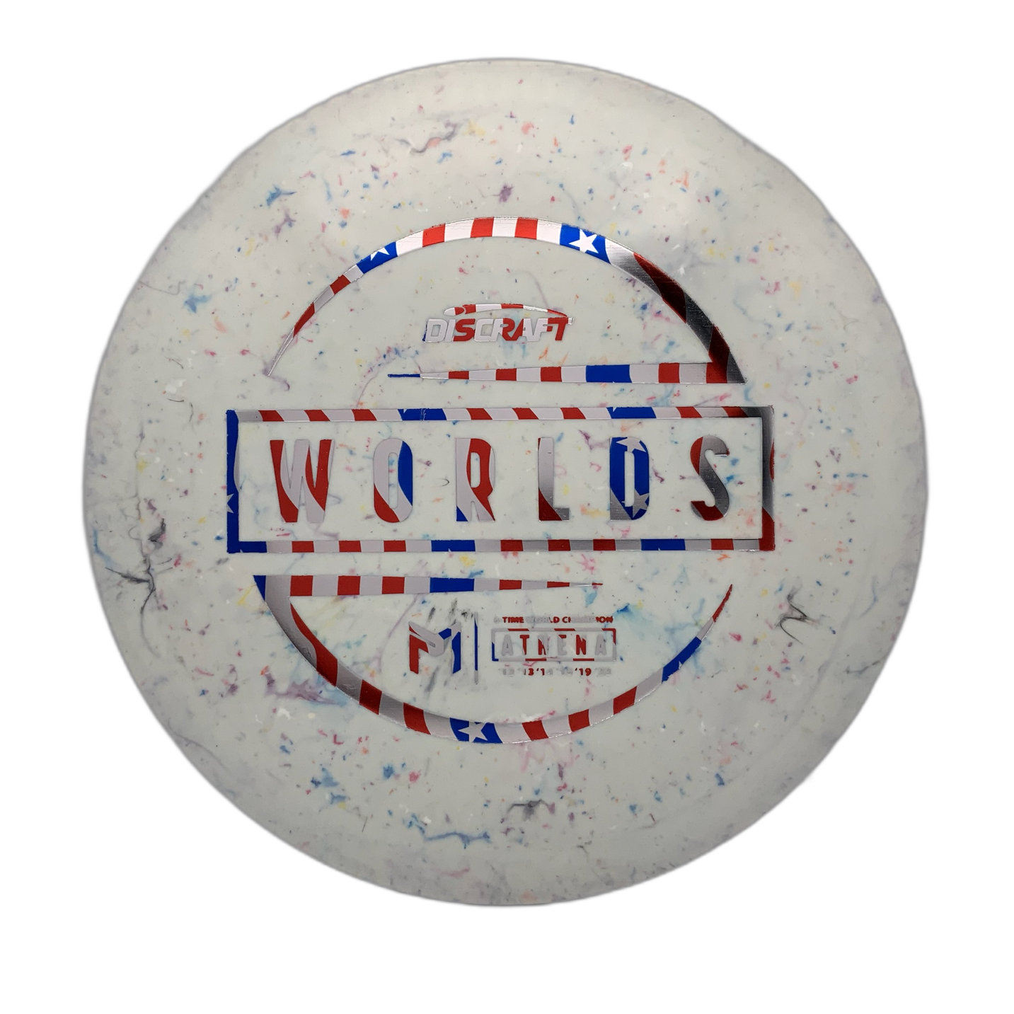 Discraft Athena - 2024 World Championships Jawbreaker ESP #51 - 167-169 - Astro Discs TX - Houston Disc Golf