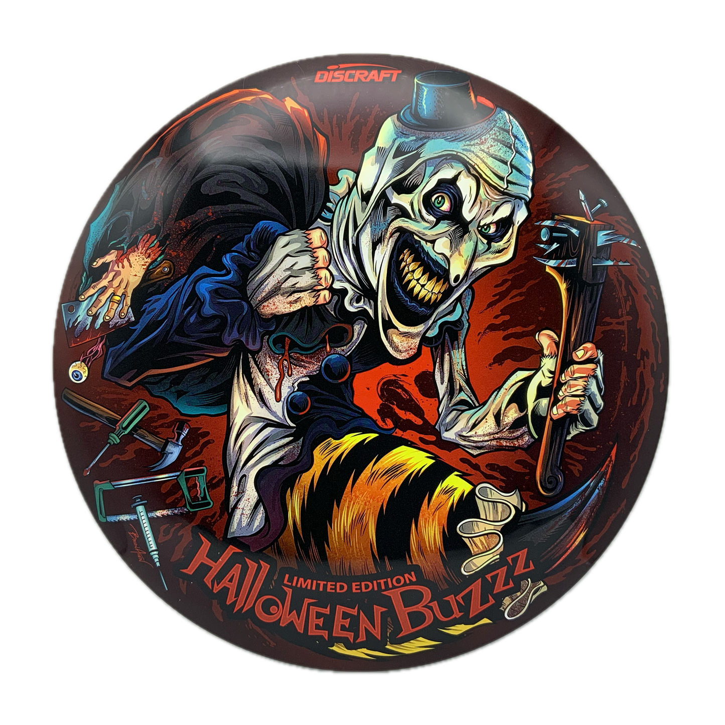 Discraft Buzzz - Super Color - 2025 Limited Edition Halloween SuperColor #25 - 175-176 - Astro Discs TX - Houston Disc Golf