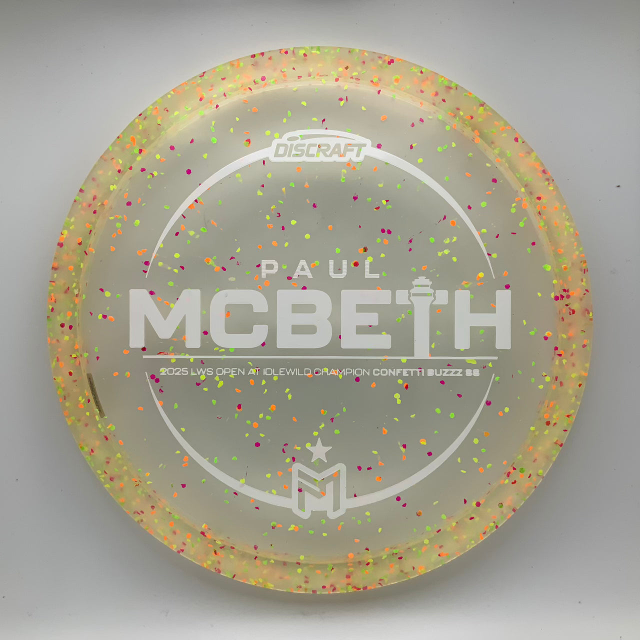 Discraft Buzzz SS - Paul McBeth Victory Edition Z Confetti #39 - 173-174 - Astro Discs TX - Houston Disc Golf
