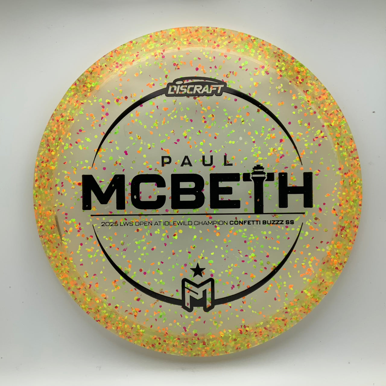 Discraft Buzzz SS - Paul McBeth Victory Edition Z Confetti #41 - 173-174 - Astro Discs TX - Houston Disc Golf