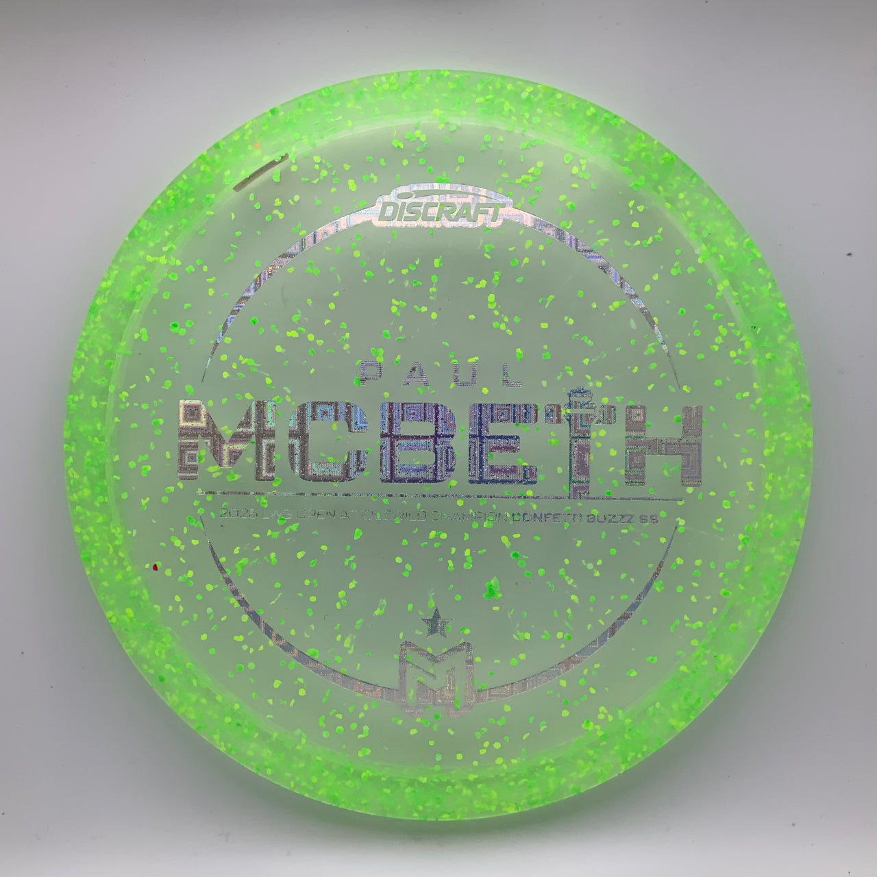 Discraft Buzzz SS - Paul McBeth Victory Edition Z Confetti #44 - 173-174 - Astro Discs TX - Houston Disc Golf