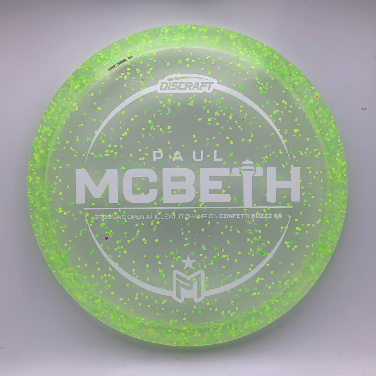 Discraft Buzzz SS - Paul McBeth Victory Edition Z Confetti #46 - 173-174 - Astro Discs TX - Houston Disc Golf