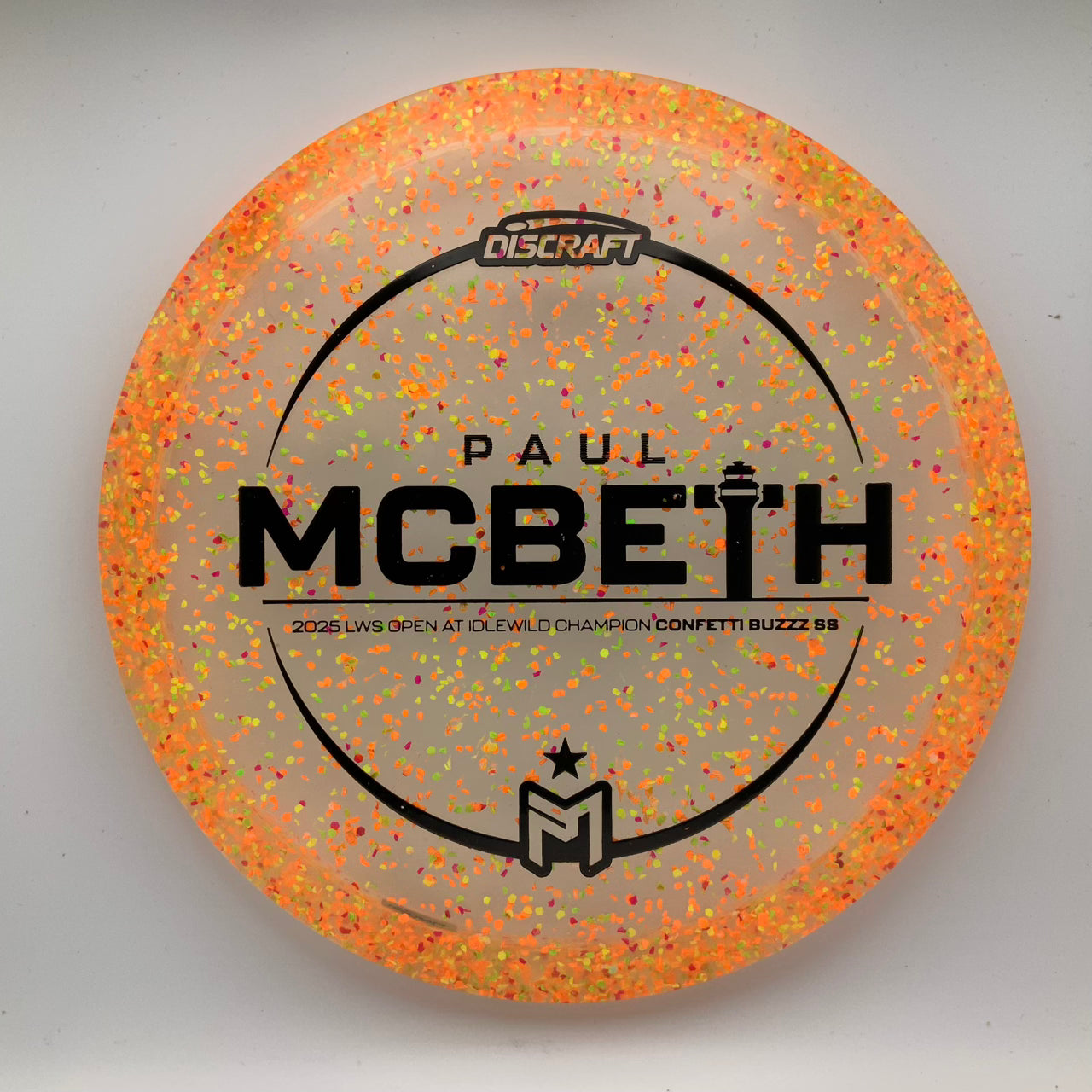 Discraft Buzzz SS - Paul McBeth Victory Edition Z Confetti #47 - 173-174 - Astro Discs TX - Houston Disc Golf