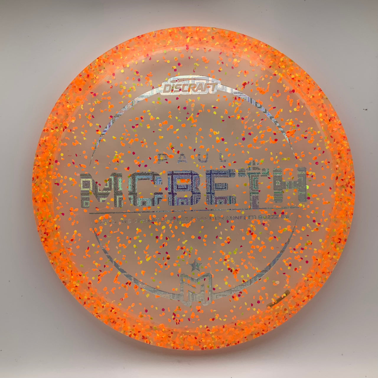 Discraft Buzzz SS - Paul McBeth Victory Edition Z Confetti #48 - 173-174 - Astro Discs TX - Houston Disc Golf