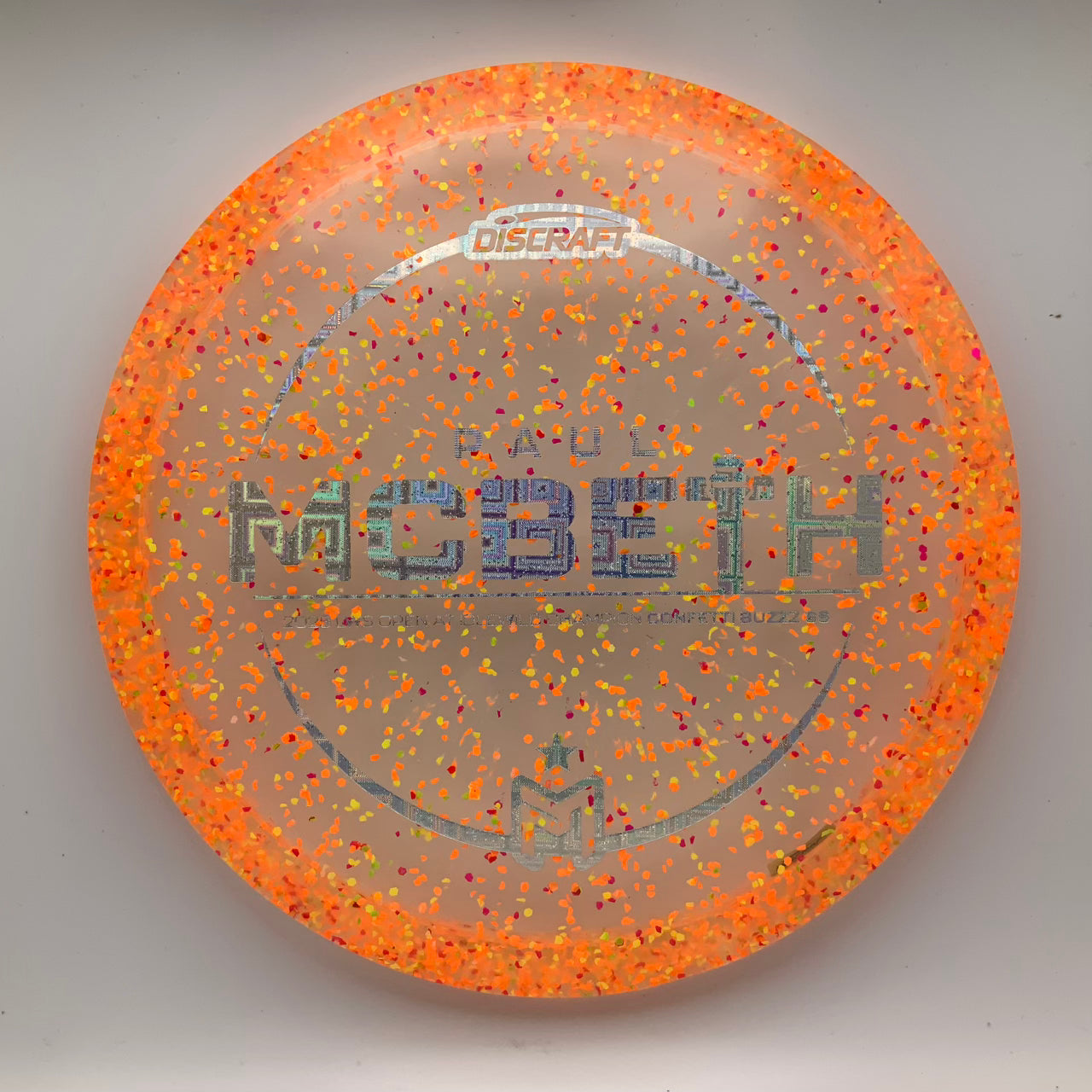 Discraft Buzzz SS - Paul McBeth Victory Edition Z Confetti #49 - 173-174 - Astro Discs TX - Houston Disc Golf