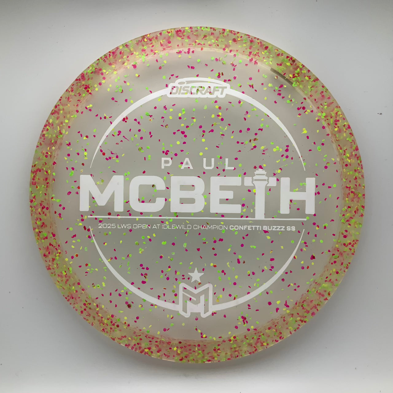 Discraft Buzzz SS - Paul McBeth Victory Edition Z Confetti #50 - 173-174 - Astro Discs TX - Houston Disc Golf