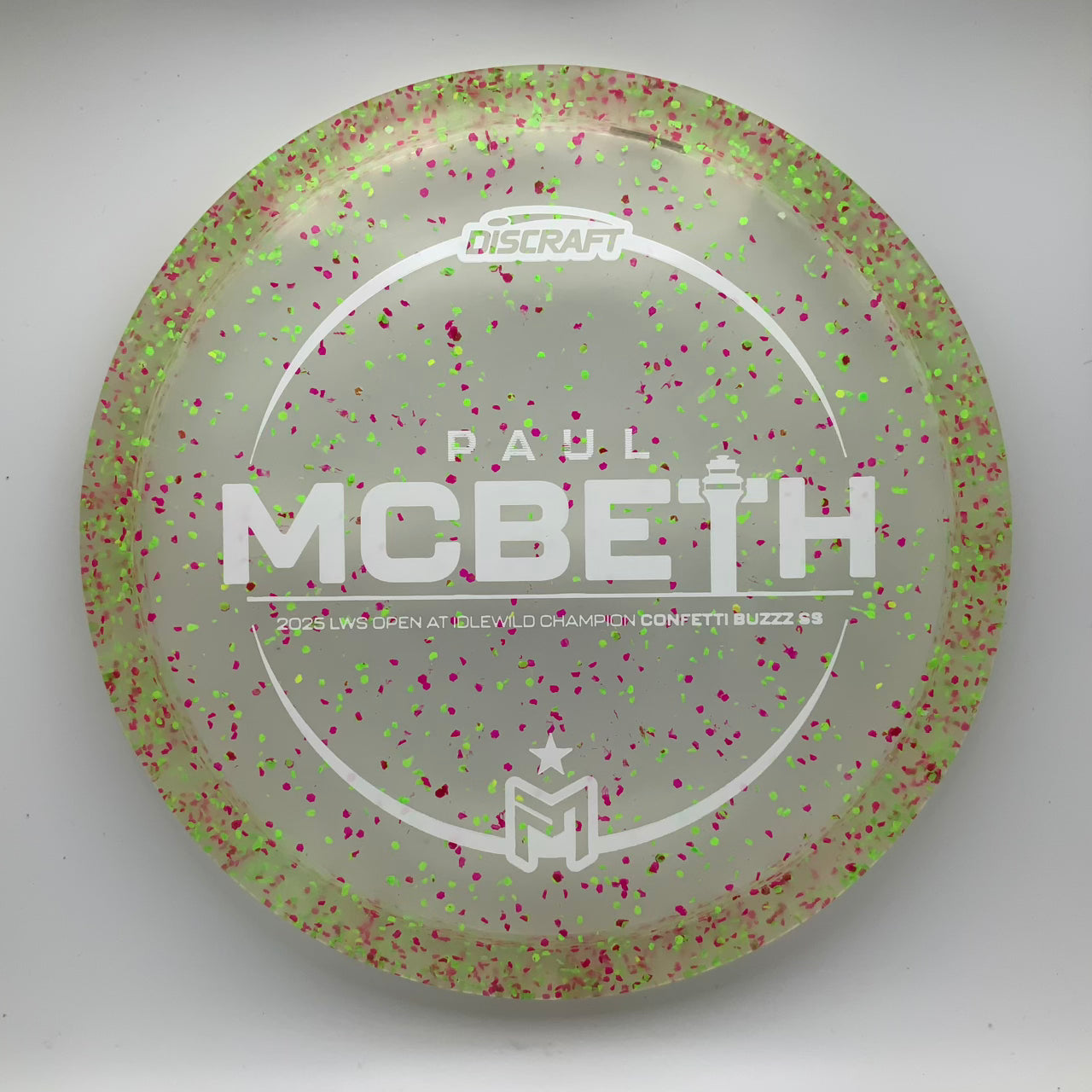 Discraft Buzzz SS - Paul McBeth Victory Edition Z Confetti #53 - 173-174 - Astro Discs TX - Houston Disc Golf