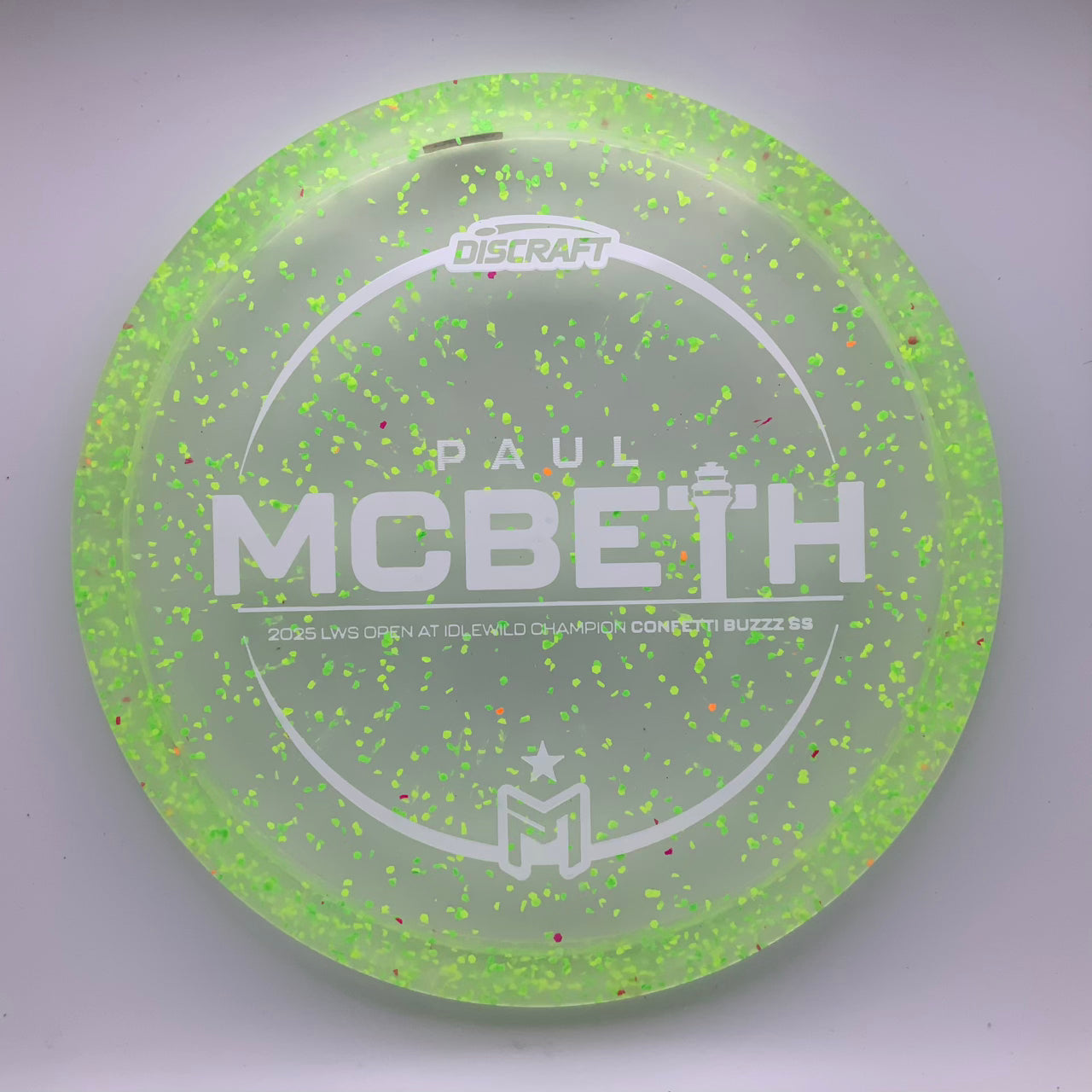 Discraft Buzzz SS - Paul McBeth Victory Edition Z Confetti #54 - 173-174 - Astro Discs TX - Houston Disc Golf