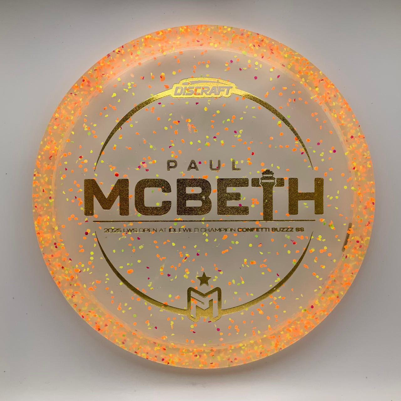 Discraft Buzzz SS - Paul McBeth Victory Edition Z Confetti #56 - 173-174 - Astro Discs TX - Houston Disc Golf
