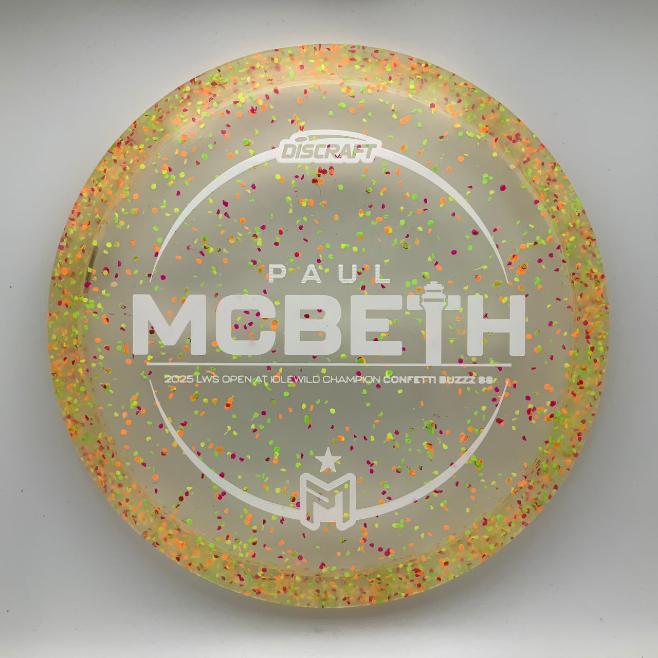 Discraft Buzzz SS - Paul McBeth Victory Edition Z Confetti #58 - 175-177 - Astro Discs TX - Houston Disc Golf