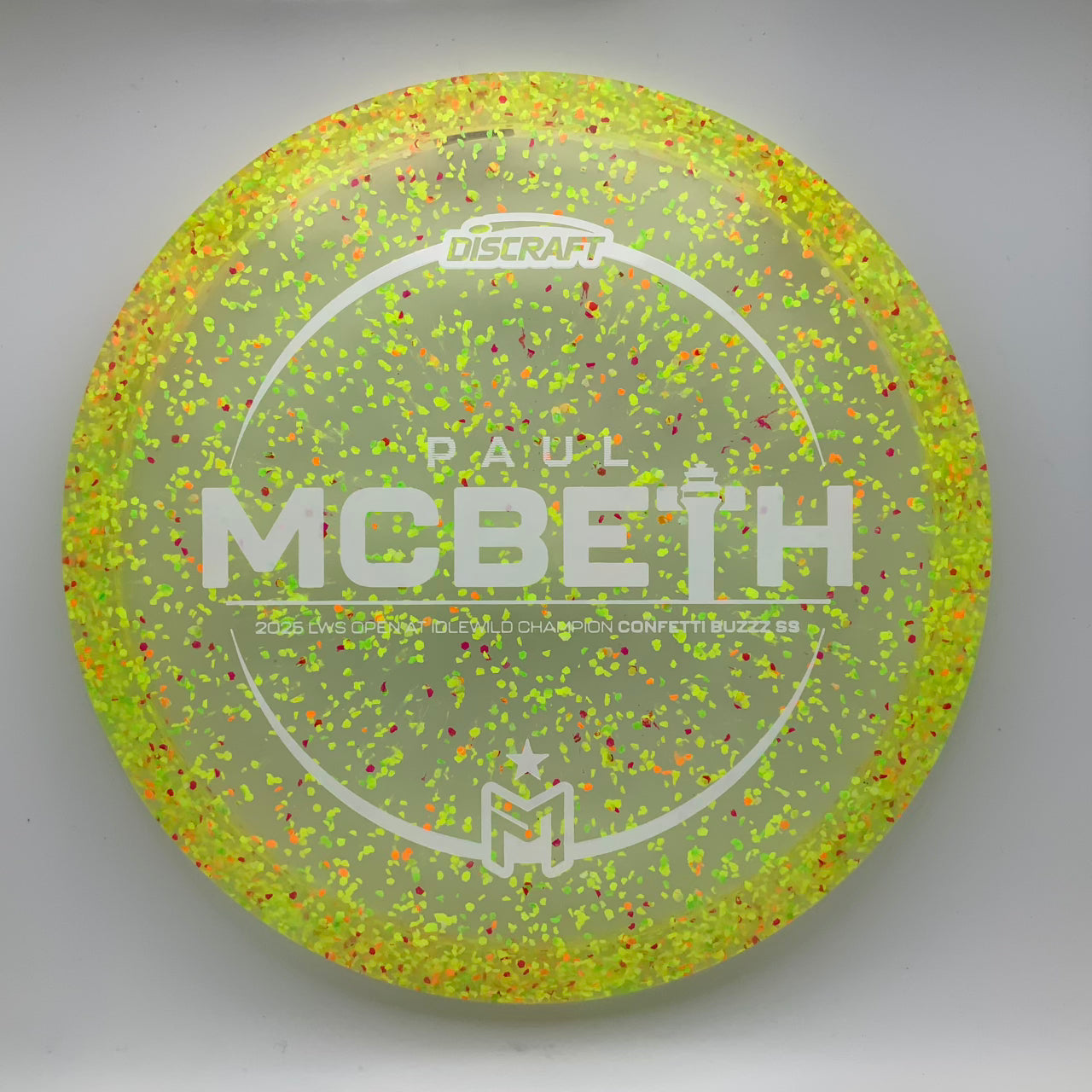 Discraft Buzzz SS - Paul McBeth Victory Edition Z Confetti #20 - 170-172 - Astro Discs TX - Houston Disc Golf