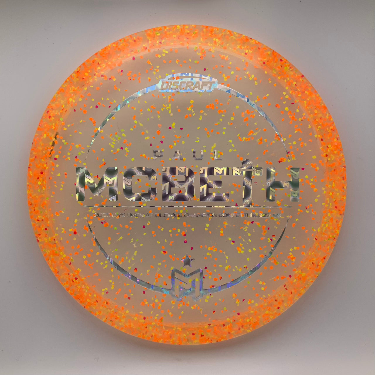 Discraft Buzzz SS - Paul McBeth Victory Edition Z Confetti #22 - 173-174 - Astro Discs TX - Houston Disc Golf