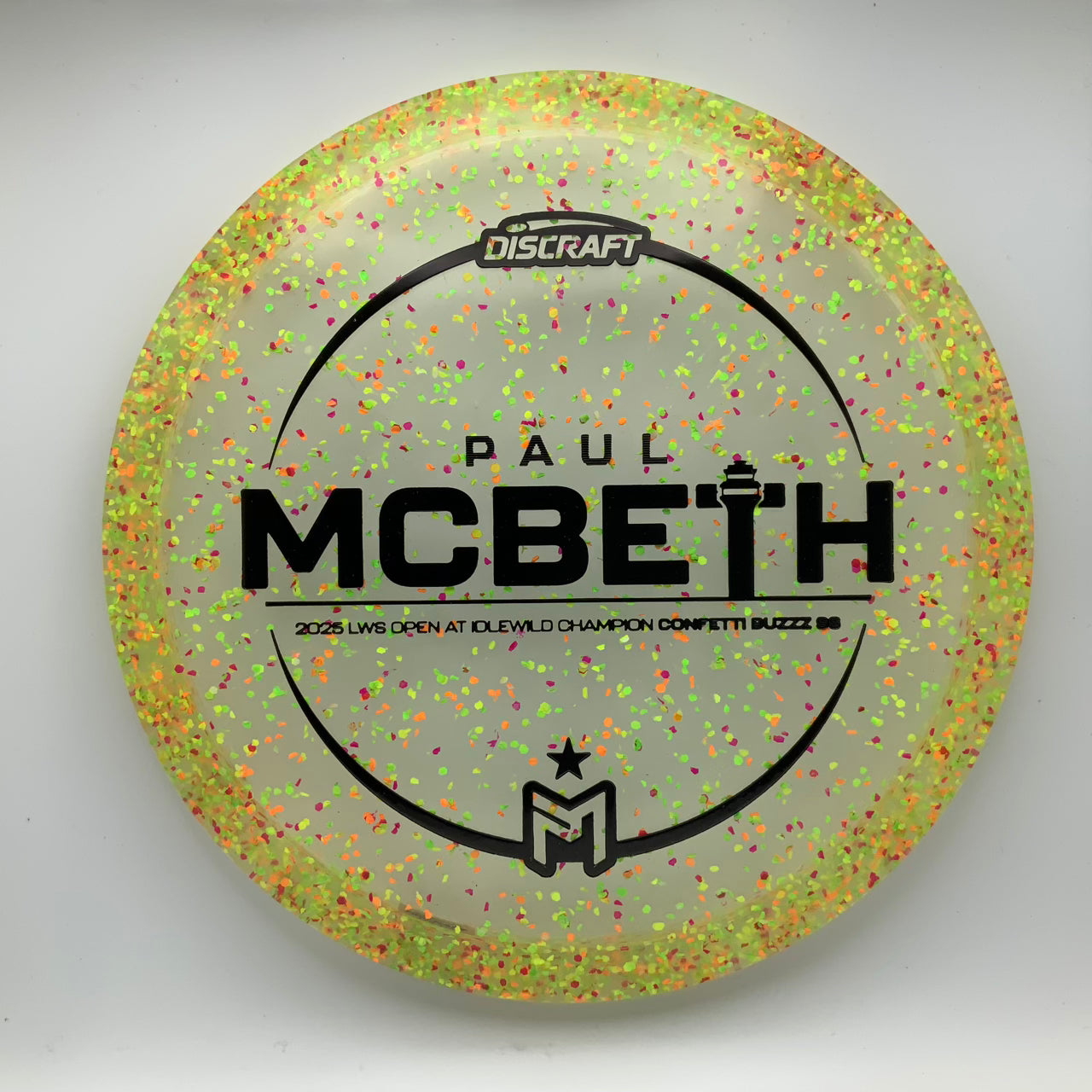 Discraft Buzzz SS - Paul McBeth Victory Edition Z Confetti #23 - 173-174 - Astro Discs TX - Houston Disc Golf