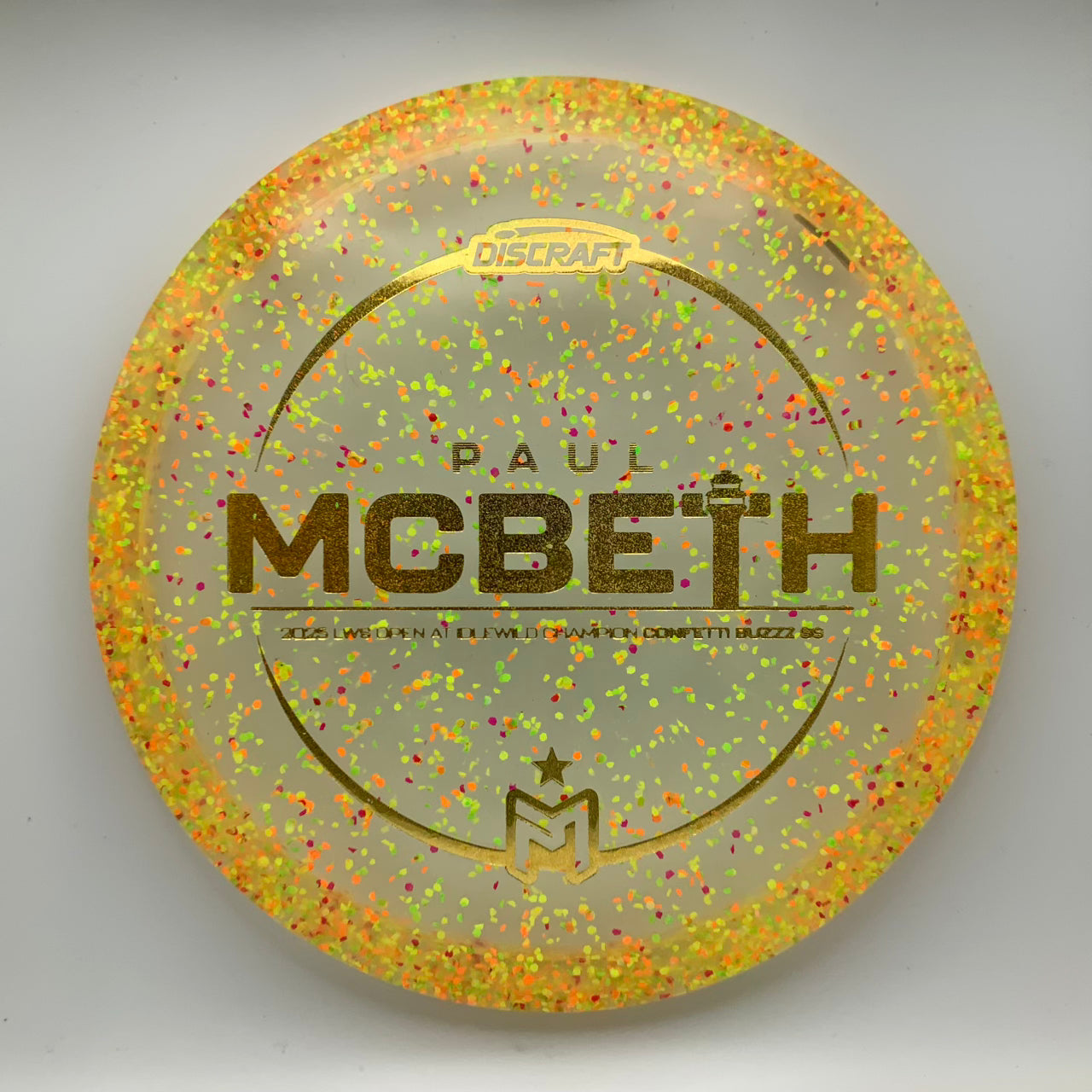 Discraft Buzzz SS - Paul McBeth Victory Edition Z Confetti #26 - 173-174 - Astro Discs TX - Houston Disc Golf