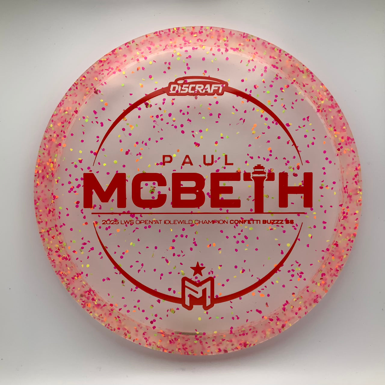 Discraft Buzzz SS - Paul McBeth Victory Edition Z Confetti #29 - 173-174 - Astro Discs TX - Houston Disc Golf