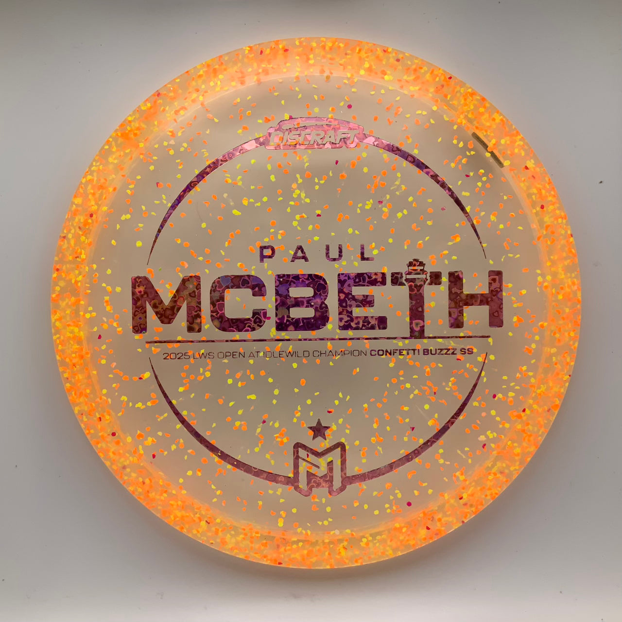 Discraft Buzzz SS - Paul McBeth Victory Edition Z Confetti #30 - 173-174 - Astro Discs TX - Houston Disc Golf