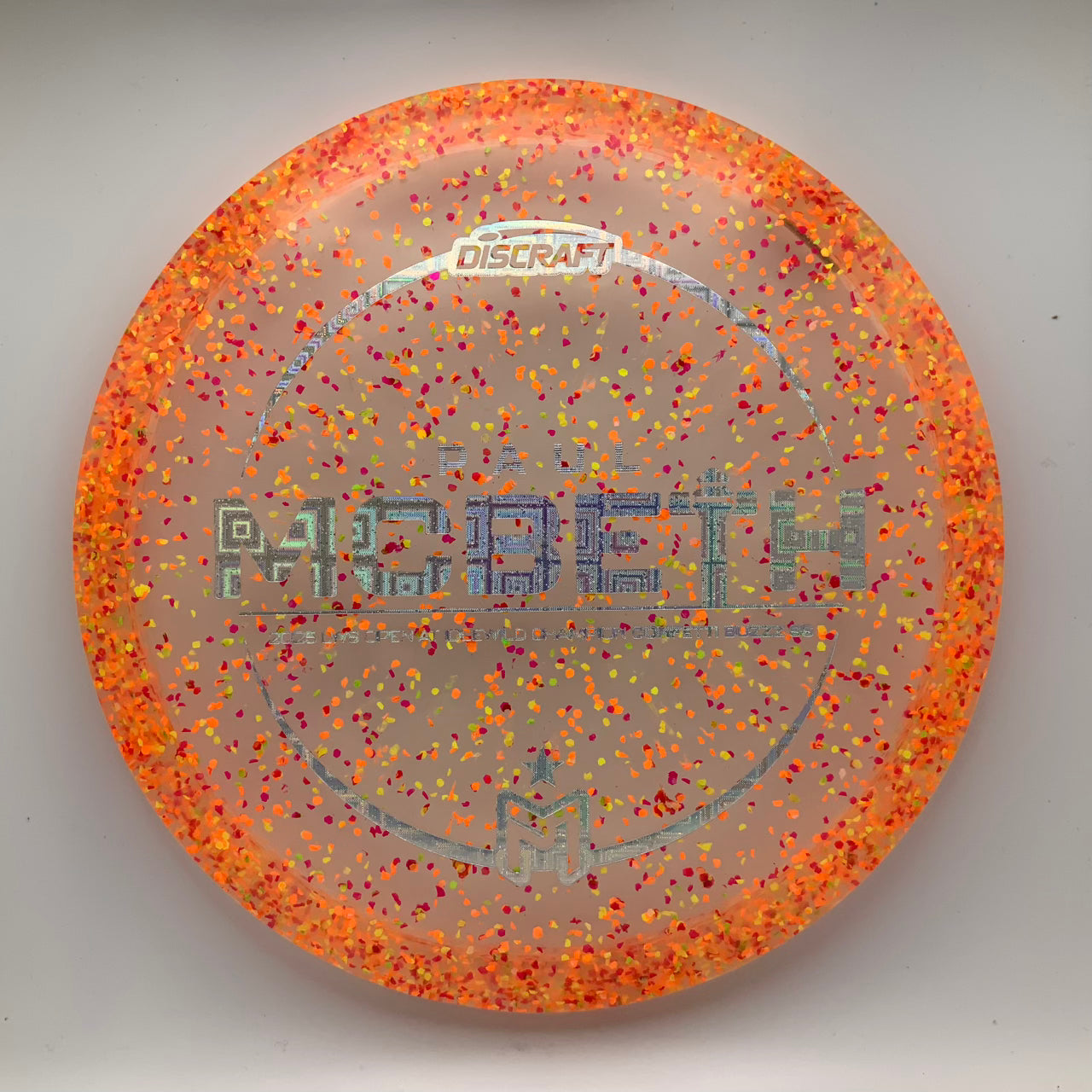 Discraft Buzzz SS - Paul McBeth Victory Edition Z Confetti #34 - 173-174 - Astro Discs TX - Houston Disc Golf