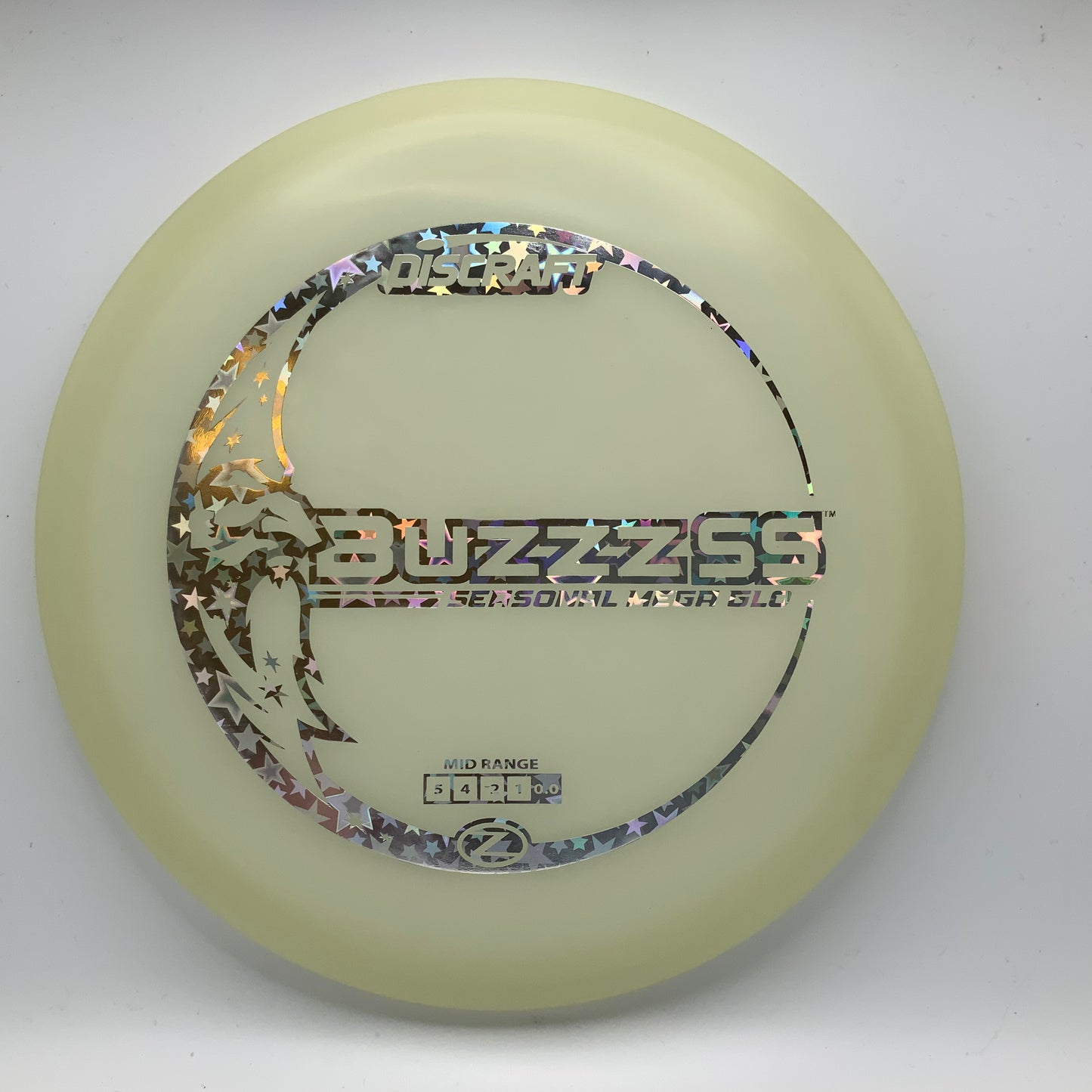 Discraft Buzzz SS - Glo Z Mega Glo Z #4 - 174 - Astro Discs TX - Houston Disc Golf