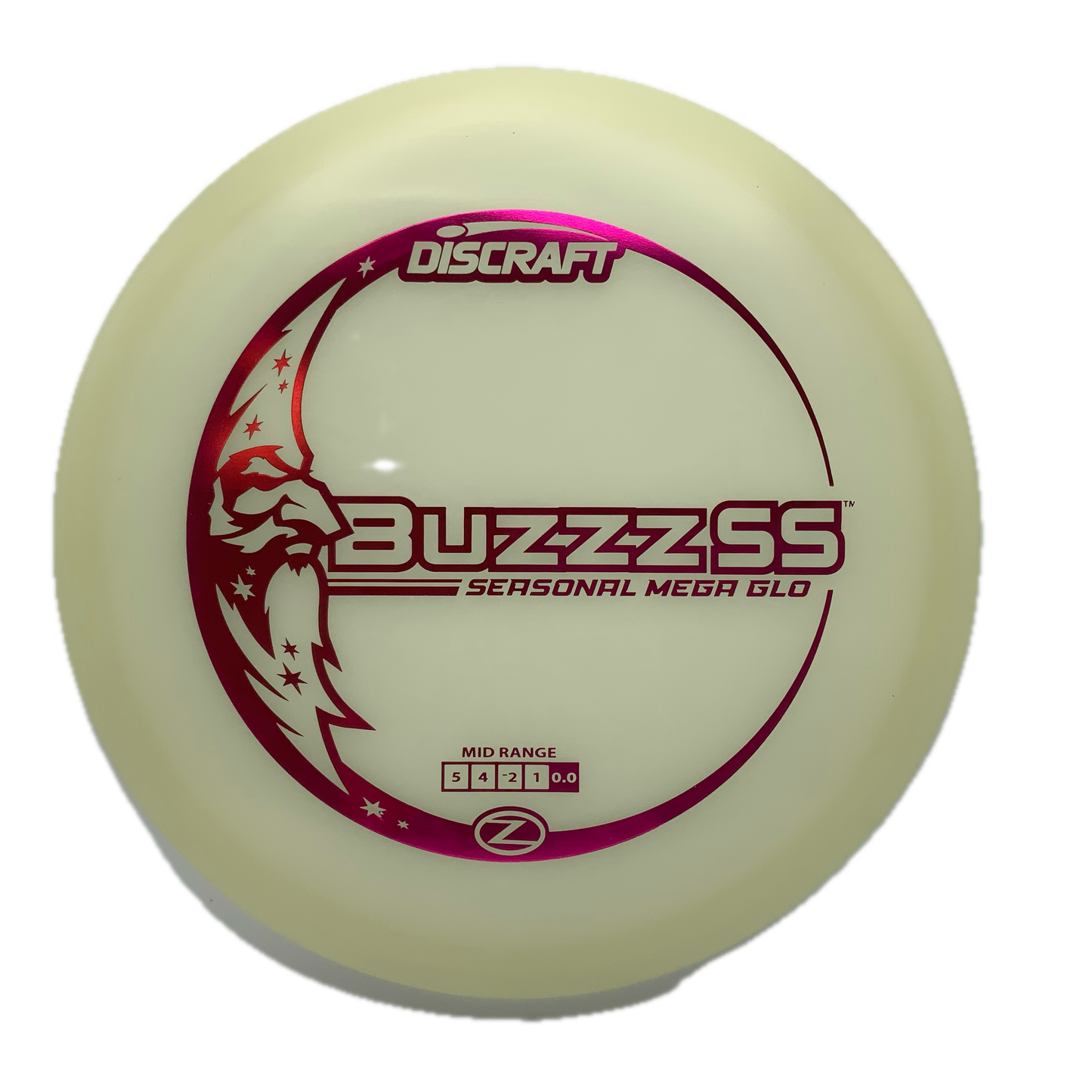 Discraft Buzzz SS - Glo Z Mega Glo Z #21 - 178 - Astro Discs TX - Houston Disc Golf