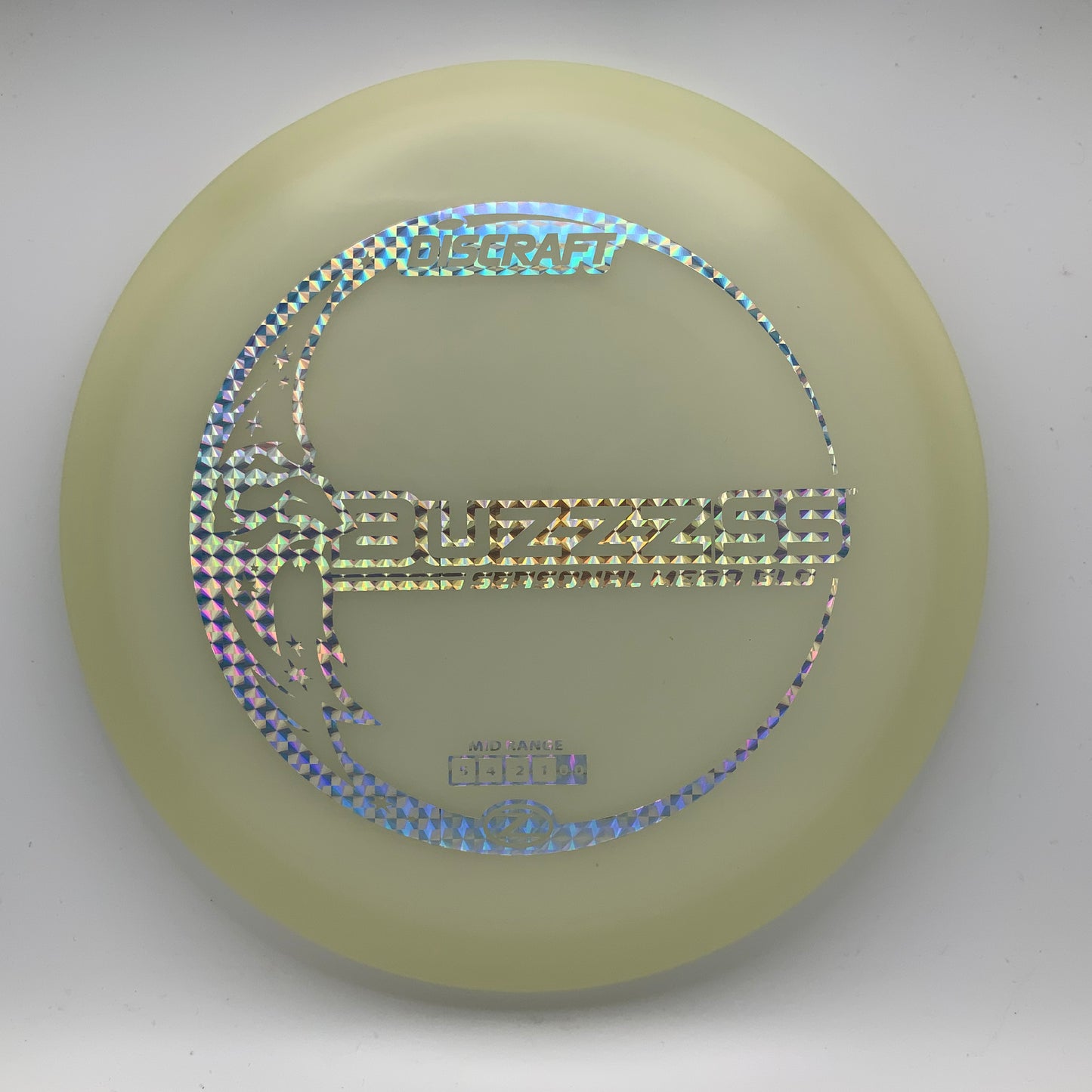 Discraft Buzzz SS - Glo Z Mega Glo Z #25 - 178 - Astro Discs TX - Houston Disc Golf