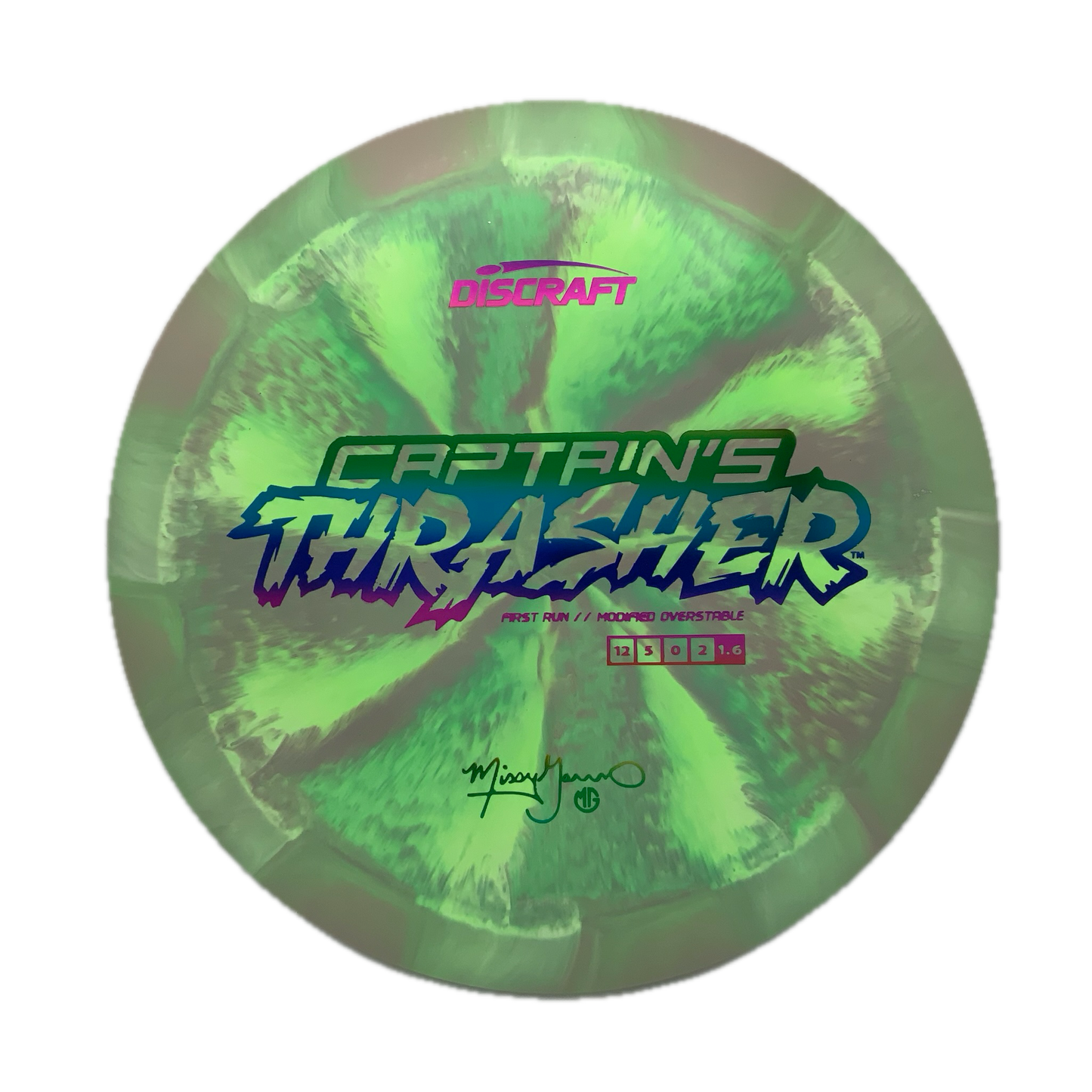 Discraft Captain’s Thrasher First Run #7 - 173-174 - Astro Discs TX - Houston Disc Golf