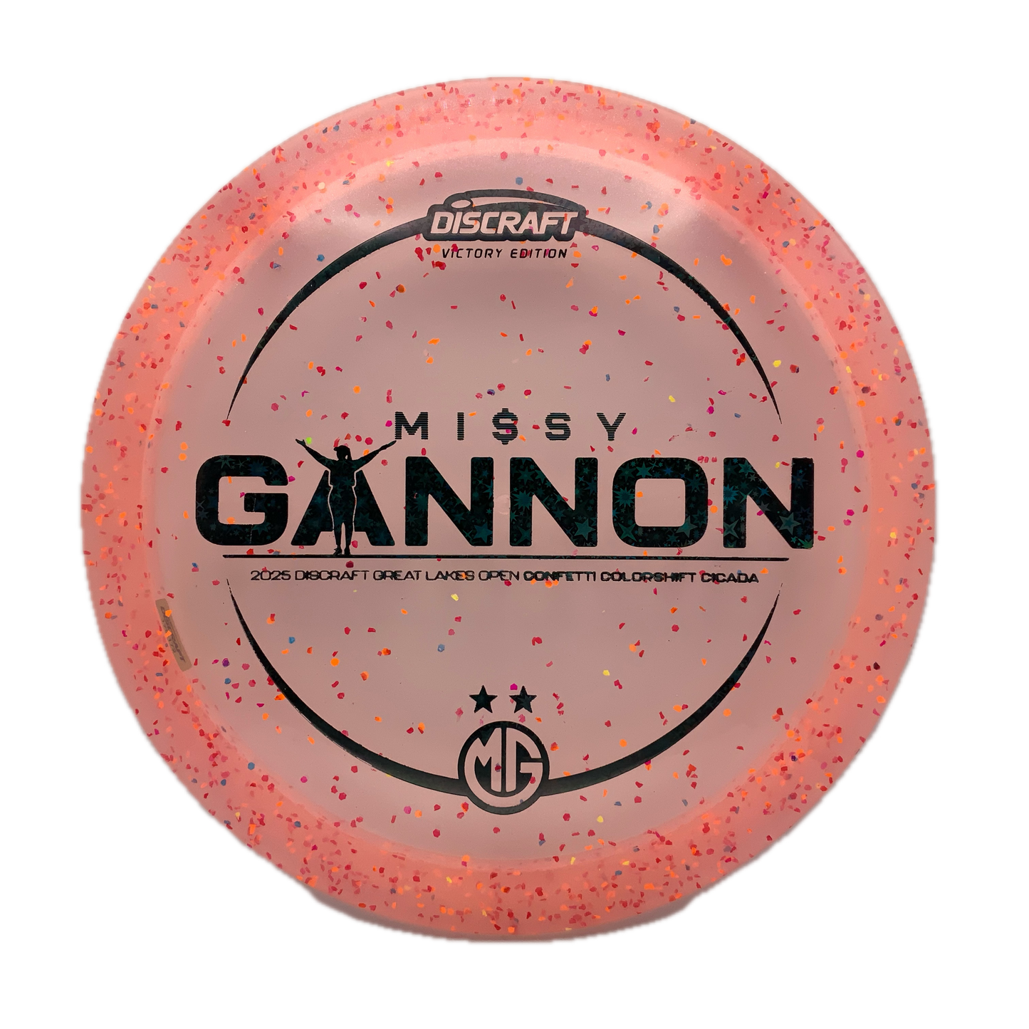Discraft Cicada - Missy Gannon Victory Edition Confetti Colorshift #70 - 170-172 - Astro Discs TX - Houston Disc Golf