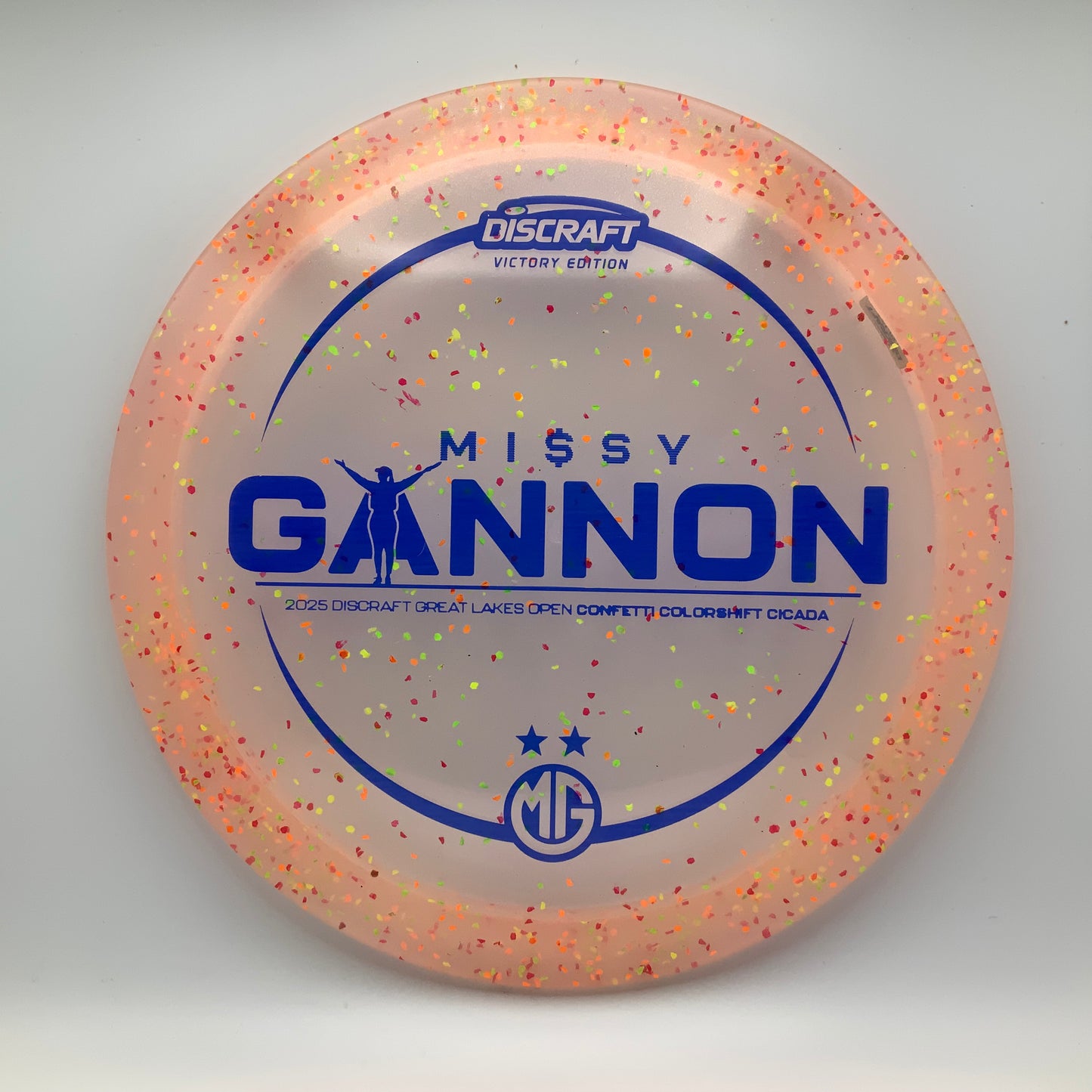 Discraft Cicada - Missy Gannon Victory Edition Confetti Colorshift #72 - 170-172 - Astro Discs TX - Houston Disc Golf