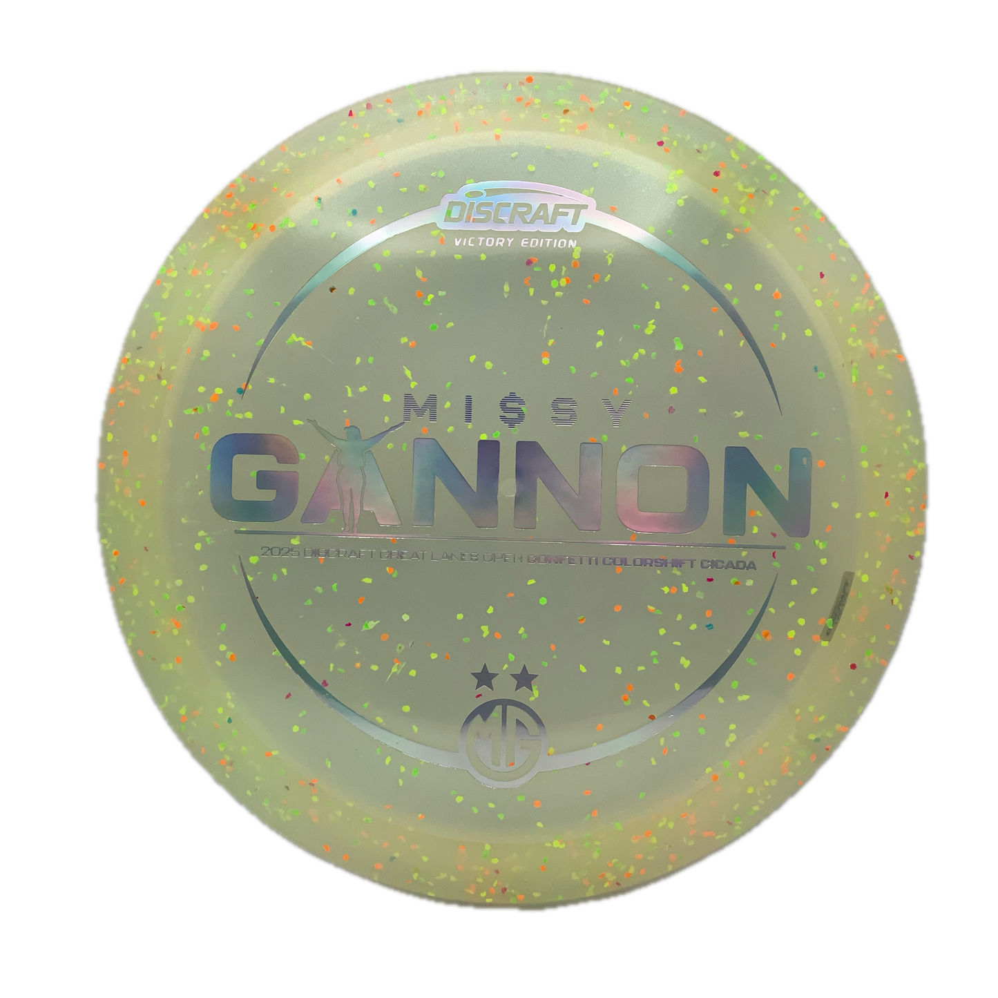 Discraft Cicada - Missy Gannon Victory Edition Confetti Colorshift #74 - 170-172 - Astro Discs TX - Houston Disc Golf
