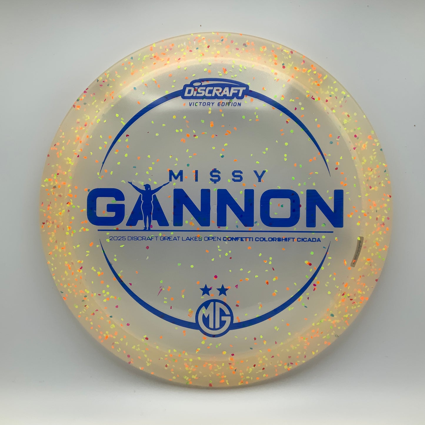 Discraft Cicada - Missy Gannon Victory Edition Confetti Colorshift #75 - 170-172 - Astro Discs TX - Houston Disc Golf