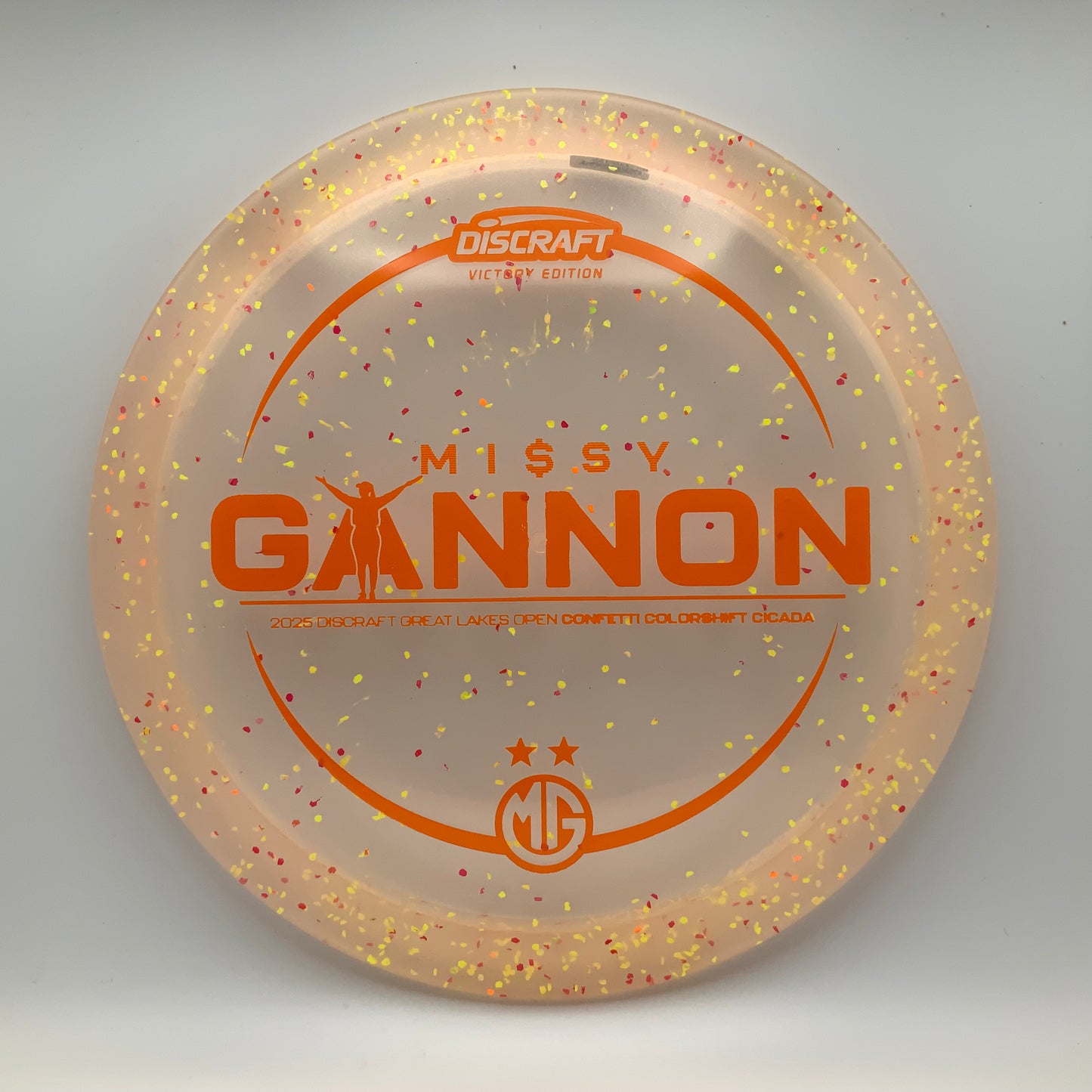 Discraft Cicada - Missy Gannon Victory Edition Confetti Colorshift #76 - 170-172 - Astro Discs TX - Houston Disc Golf