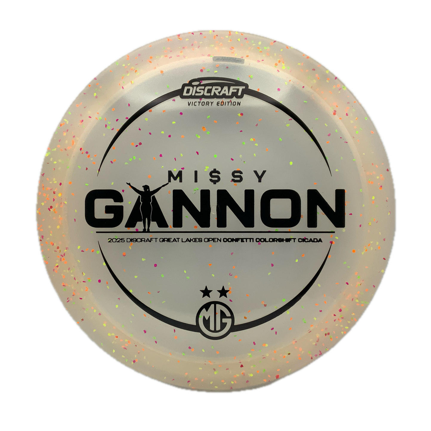 Discraft Cicada - Missy Gannon Victory Edition Confetti Colorshift #78 - 170-172 - Astro Discs TX - Houston Disc Golf